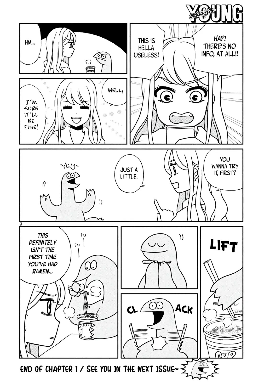 Gyaru and Dinosaur Chapter 1 page 9 - Chapter 1: Nice to Meet You