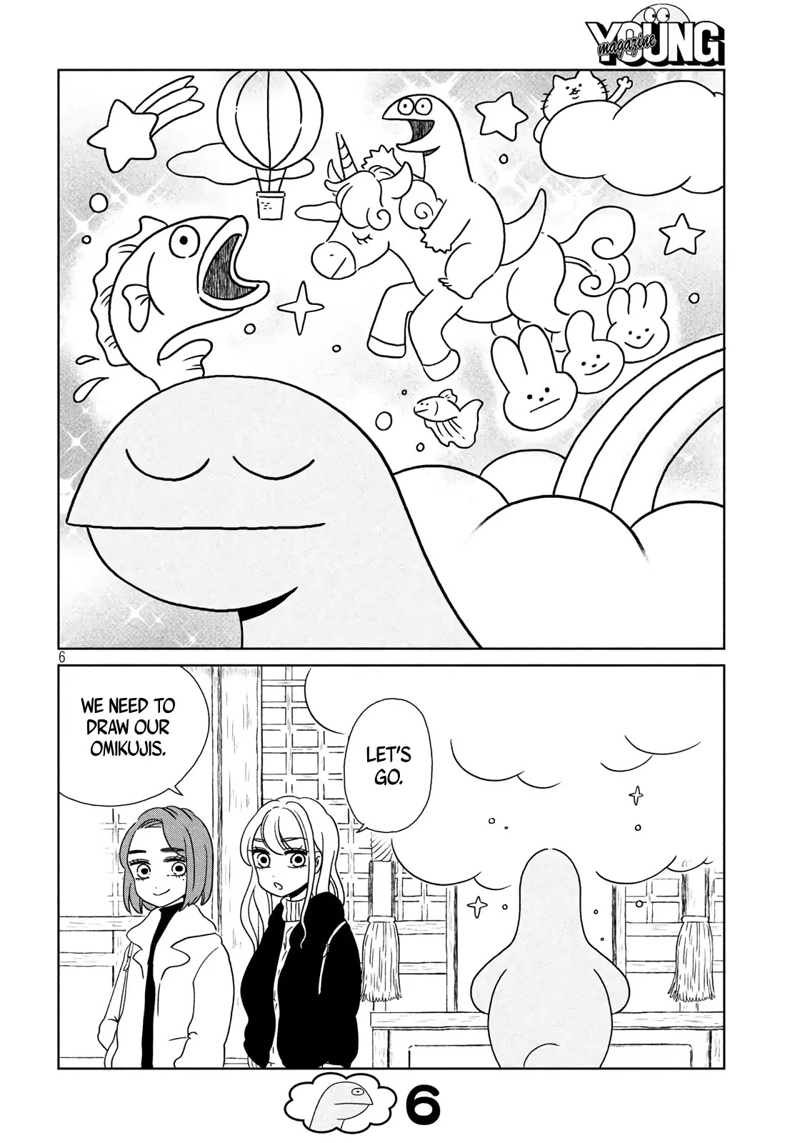 Gyaru and Dinosaur Chapter 11 page 6 - Chapter 11: It's a Greeting to the God