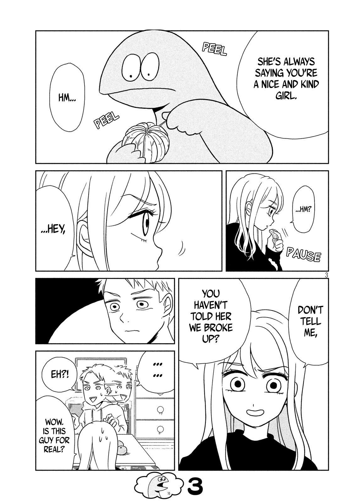 Gyaru and Dinosaur Chapter 13 page 3 - Chapter 13: Tangerines Taste Good