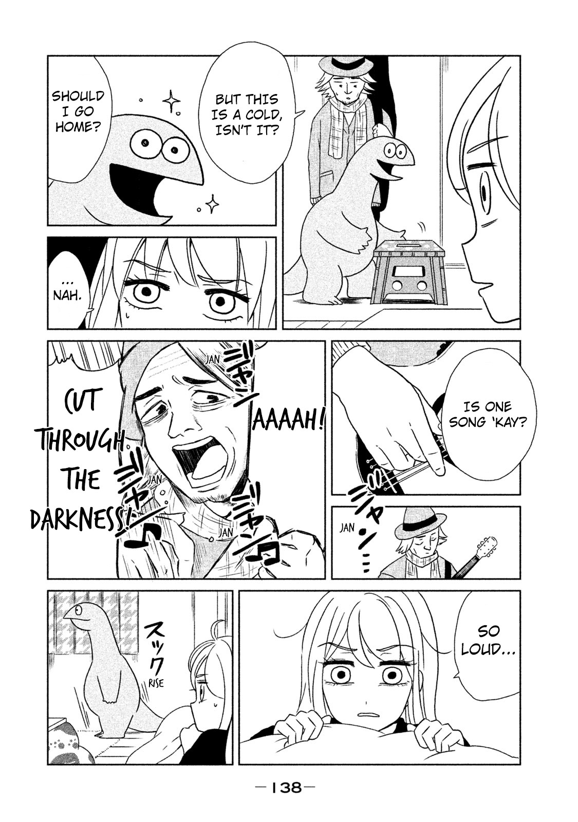 Gyaru and Dinosaur Chapter 14 page 6 - Chapter 14: Worried