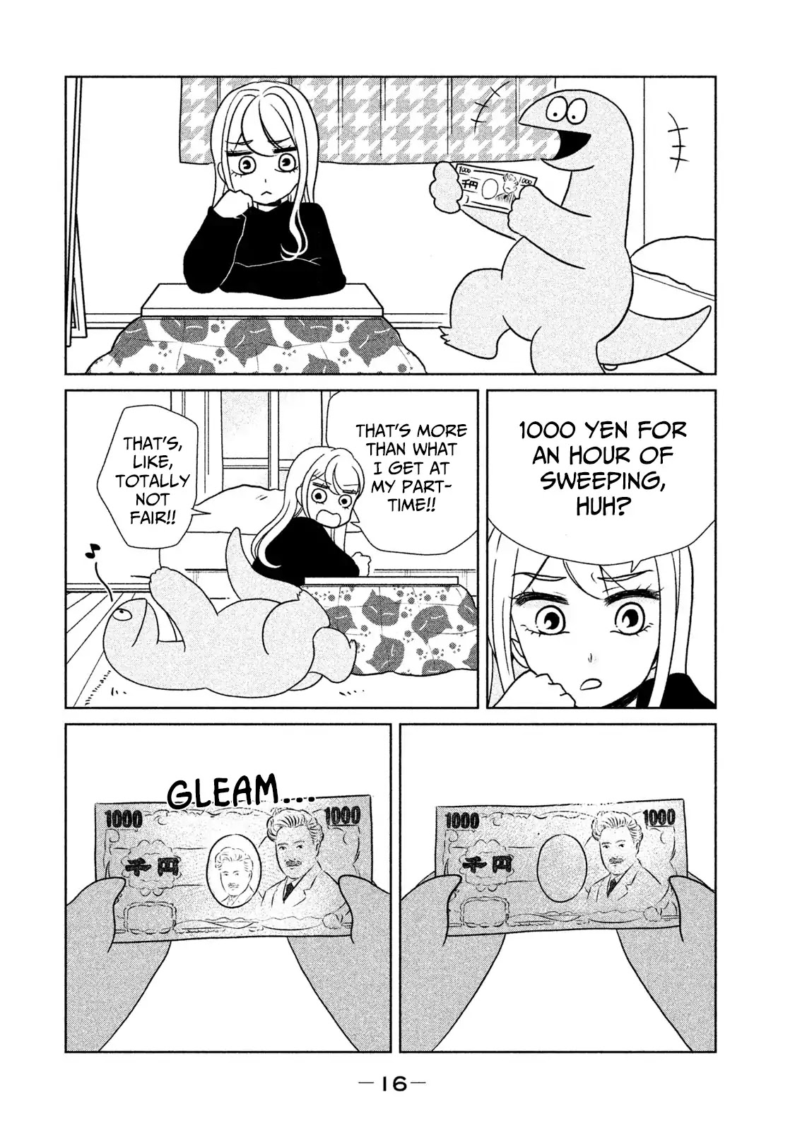 Gyaru and Dinosaur Chapter 17 page 4 - Chapter 17: Cash Cash Money