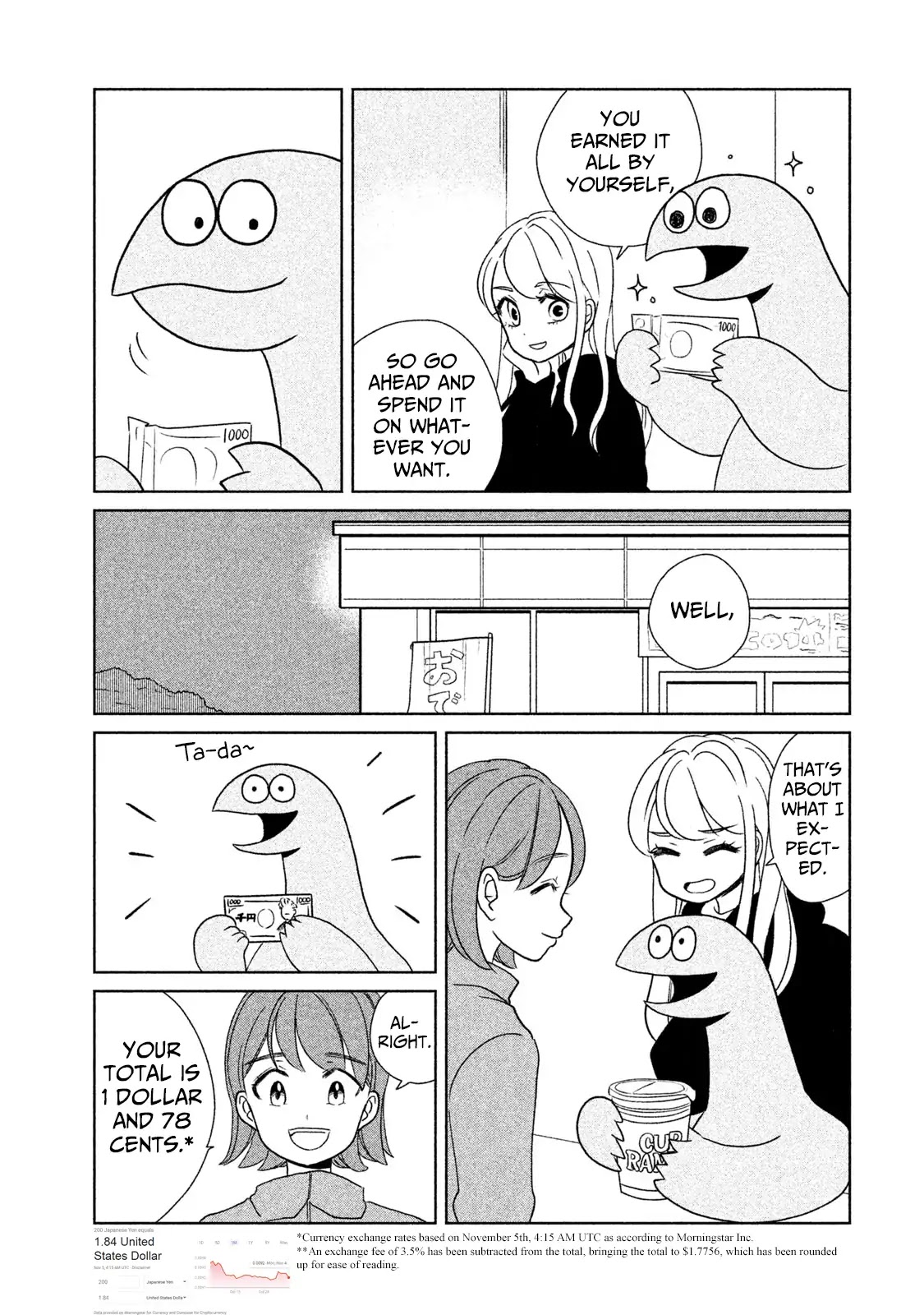 Gyaru and Dinosaur Chapter 17 page 7 - Chapter 17: Cash Cash Money