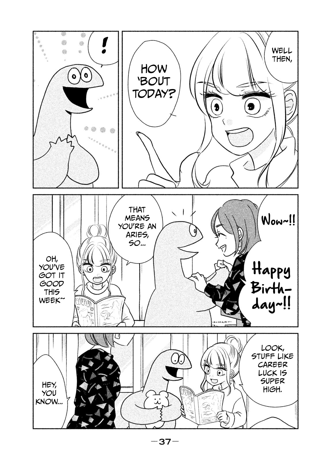 Gyaru and Dinosaur Chapter 19 page 5 - Chapter 19: Fortune Telling!