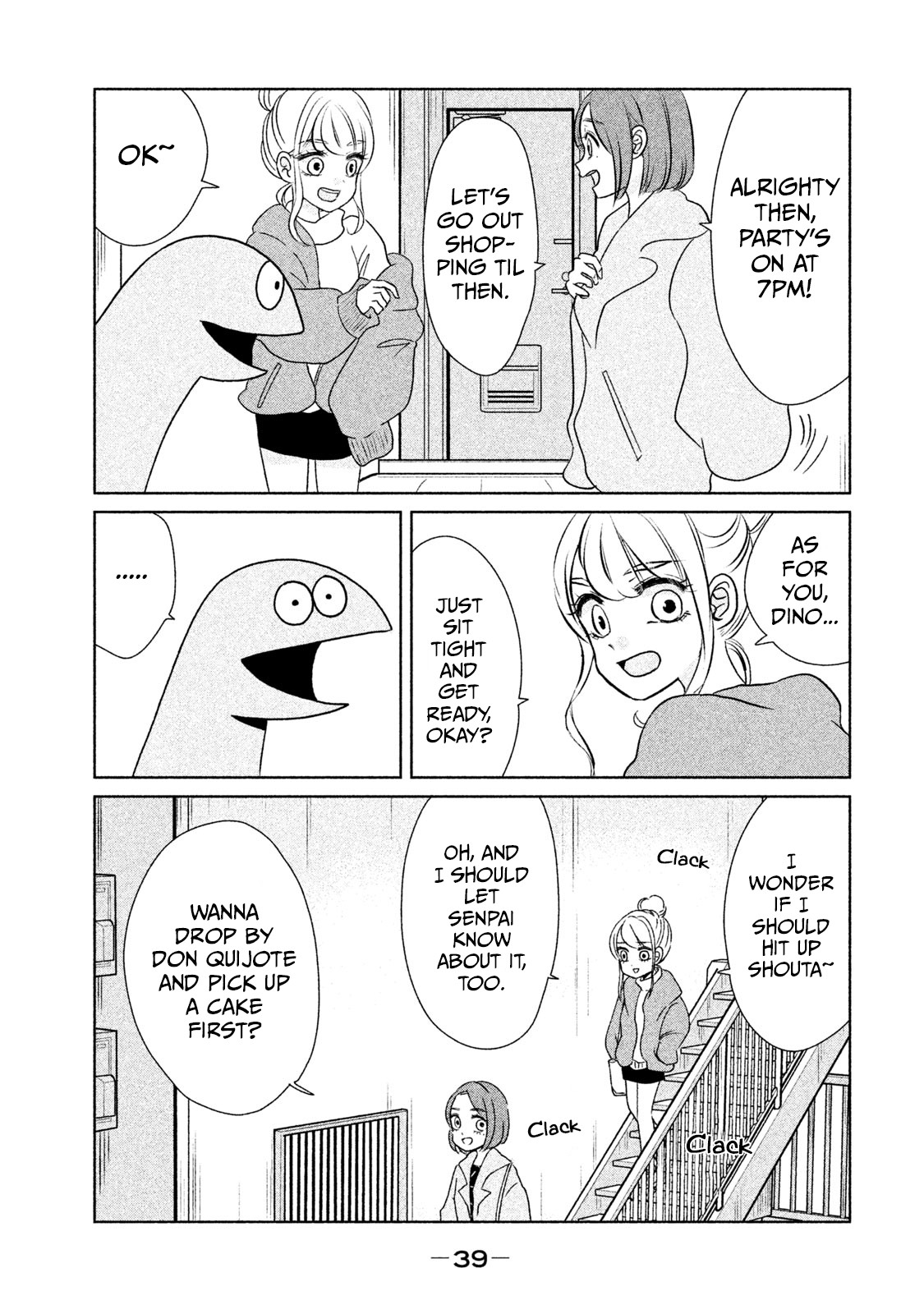 Gyaru and Dinosaur Chapter 19 page 7 - Chapter 19: Fortune Telling!