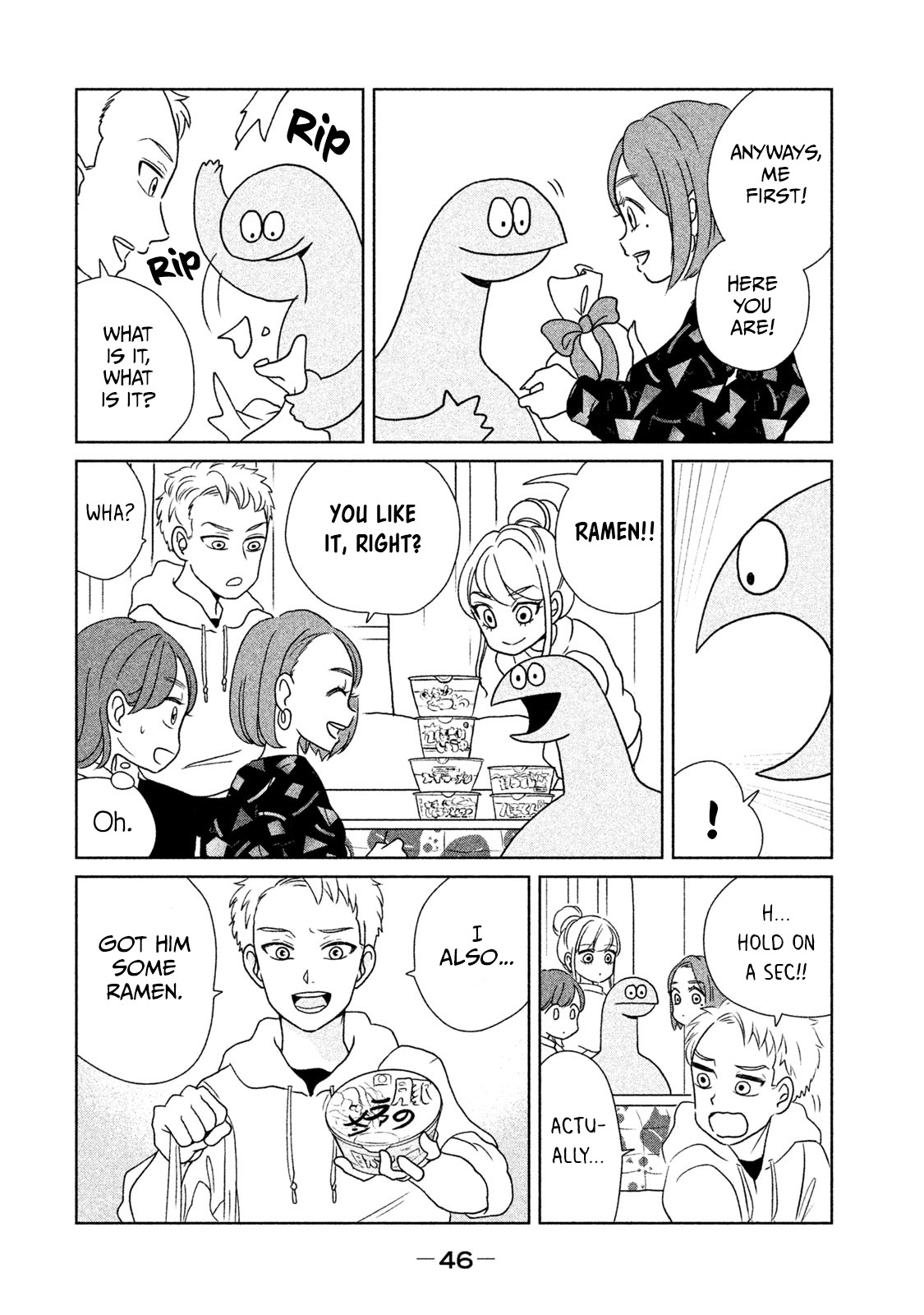 Gyaru and Dinosaur Chapter 20 page 4 - Chapter 20: It's a Birthday Party!