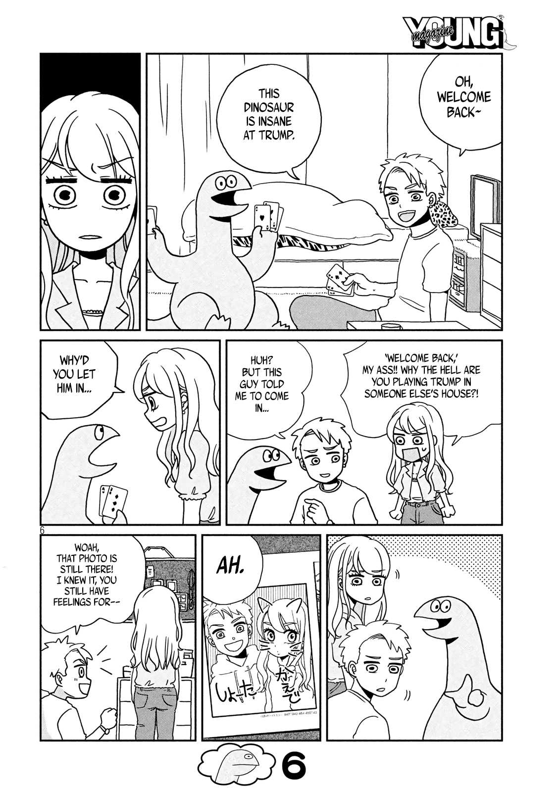Gyaru and Dinosaur Chapter 4 page 6 - Chapter 4: I Met My Ex