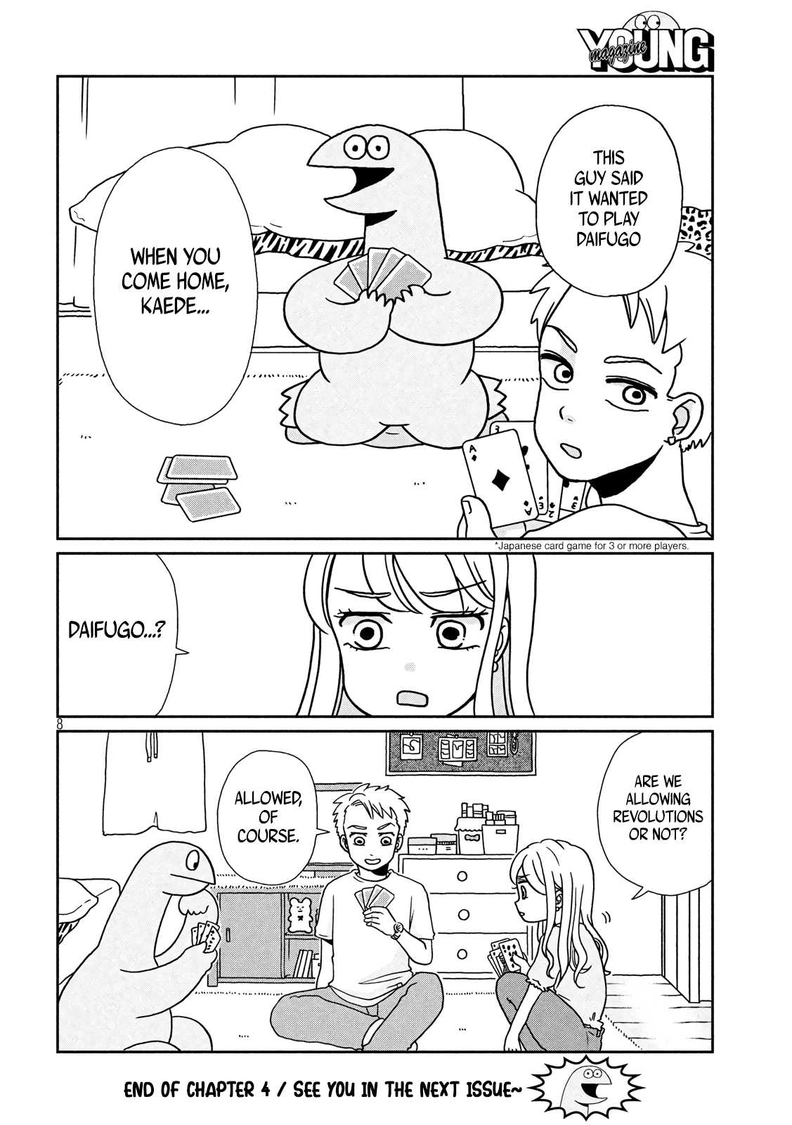 Gyaru and Dinosaur Chapter 4 page 8 - Chapter 4: I Met My Ex
