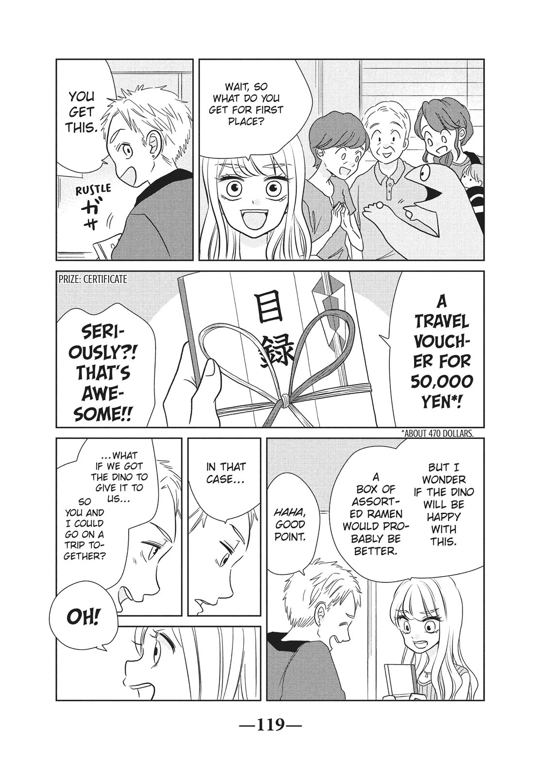 Gyaru and Dinosaur Chapter 42 page 7 - Chapter 42