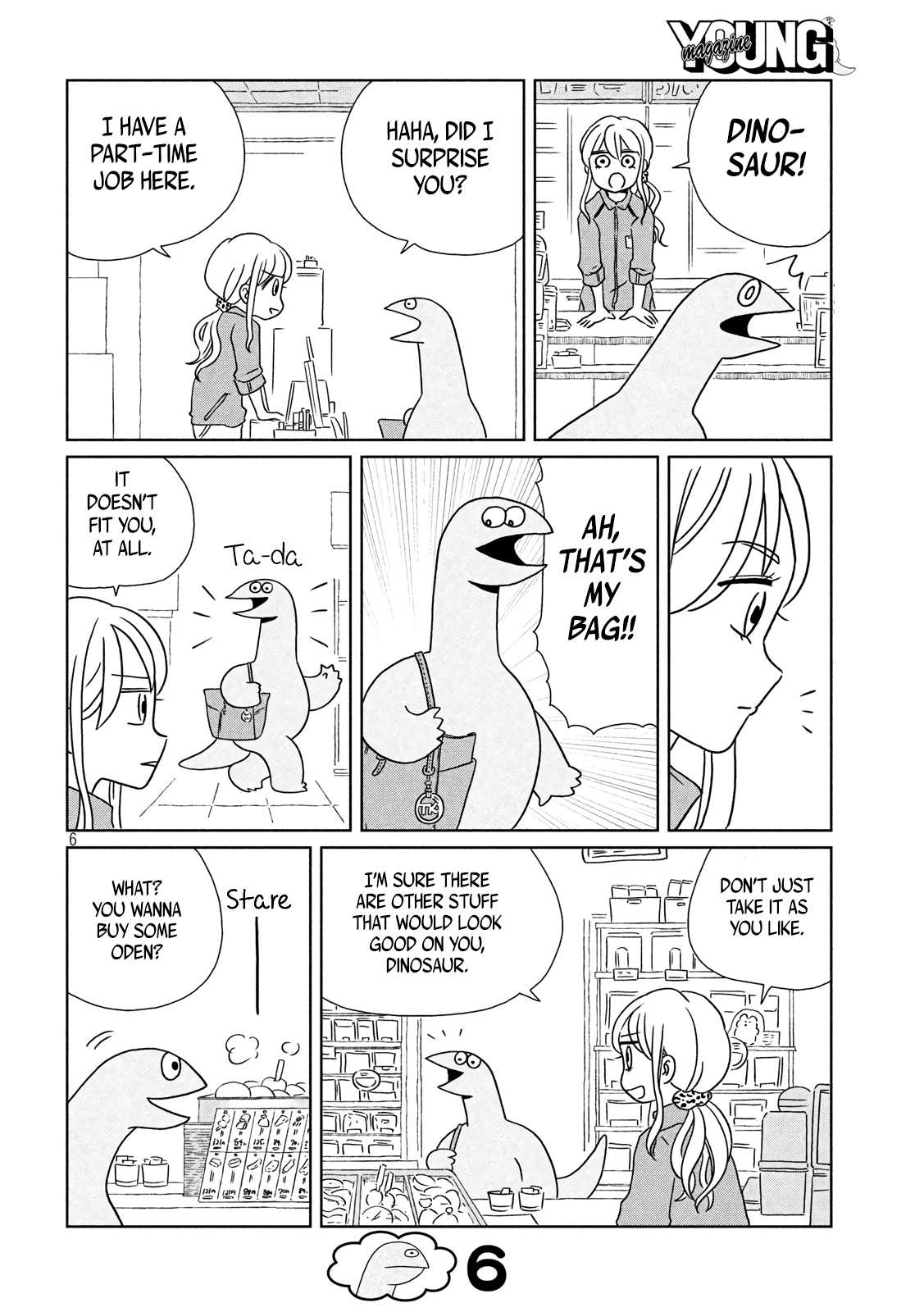 Gyaru and Dinosaur Chapter 5 page 6 - Chapter 5: Shopping