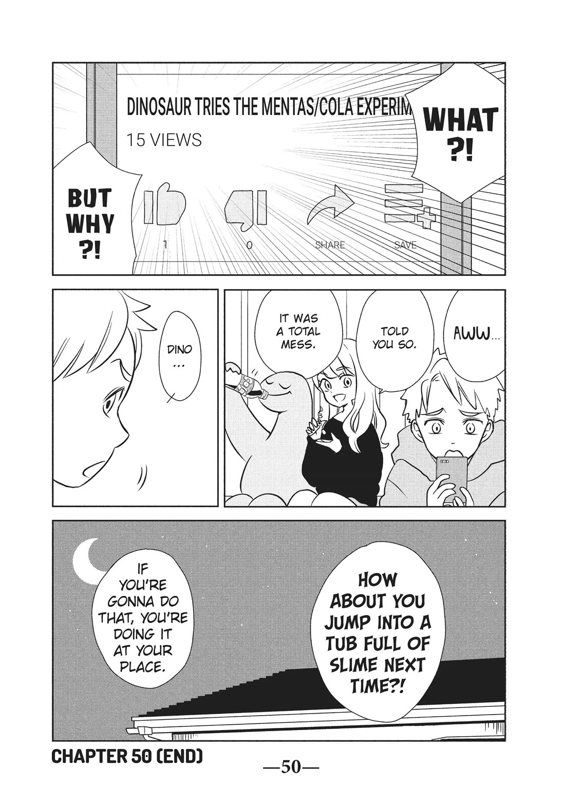 Gyaru and Dinosaur Chapter 50 page 8 - Chapter 50