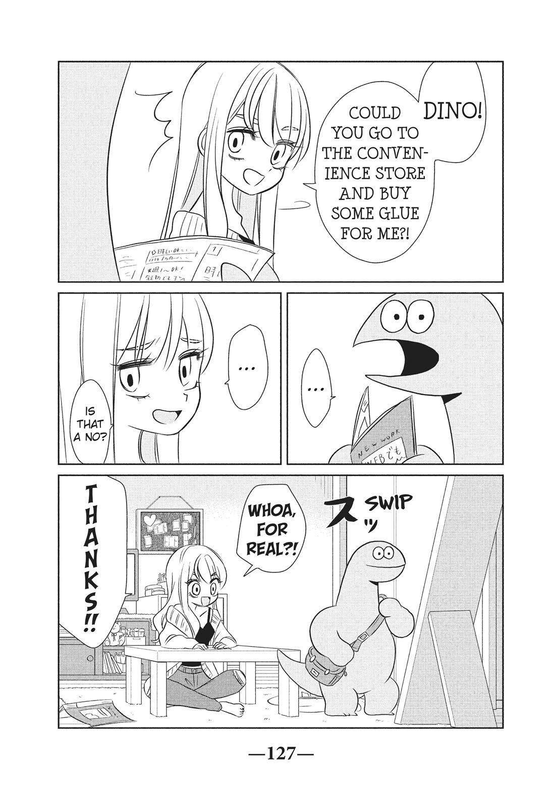 Gyaru and Dinosaur Chapter 58 page 5 - Chapter 58