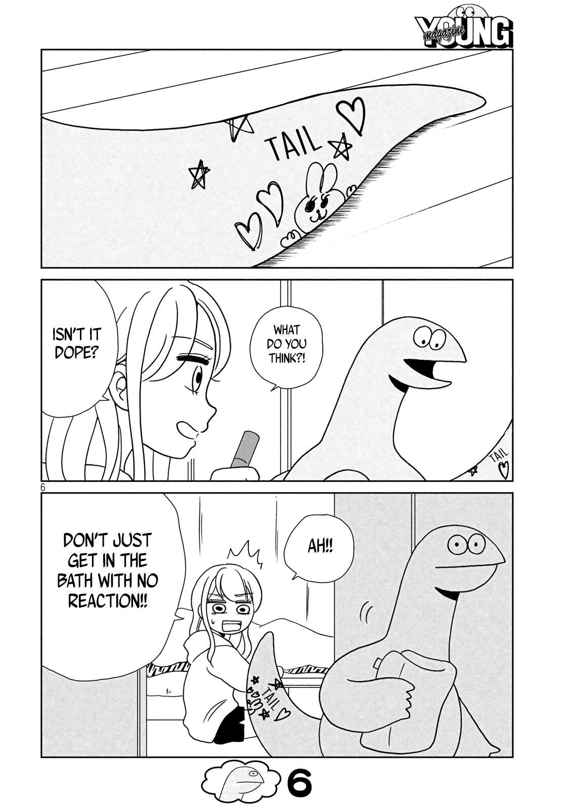 Gyaru and Dinosaur Chapter 7 page 6 - Chapter 7: Not the Tail