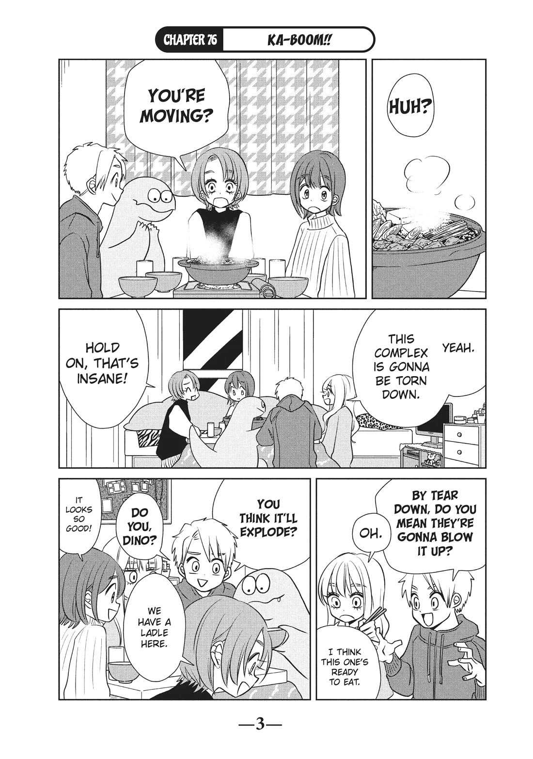 Gyaru and Dinosaur Chapter 76 page 3 - Chapter 76