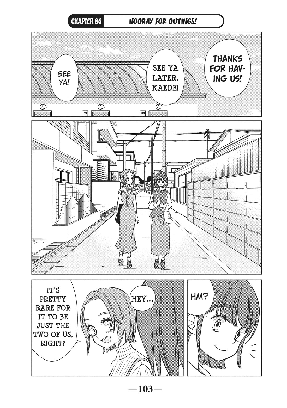 Gyaru and Dinosaur Chapter 86 page 1 - Chapter 86
