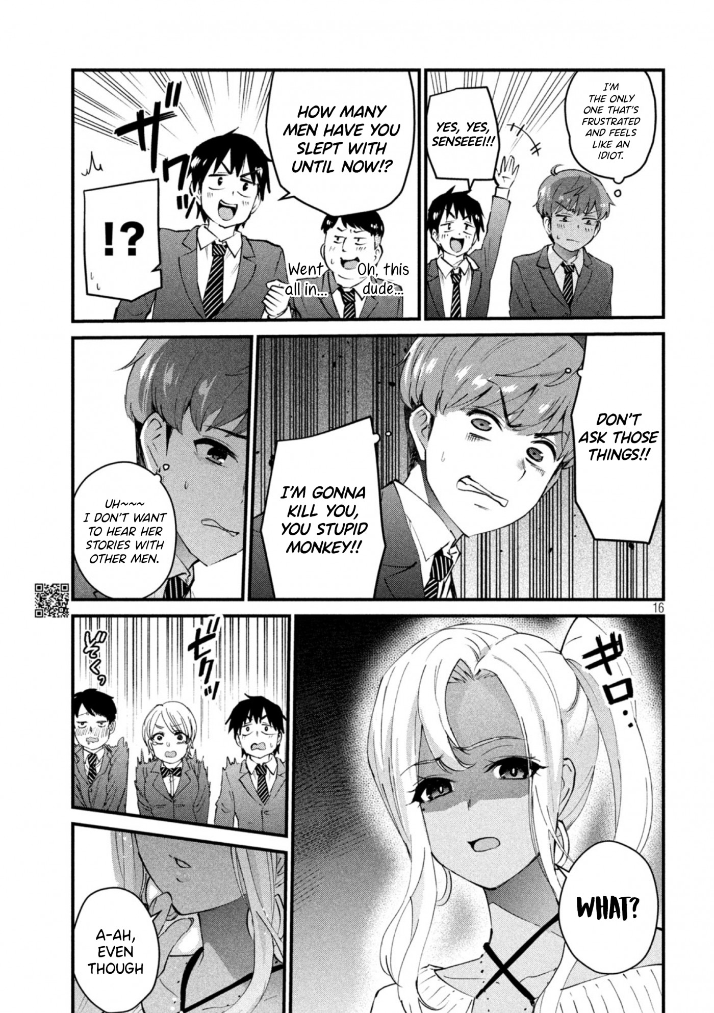 Gyaru Sensei Chapter 1 page 16 - Chapter 1: Gal-sen's cleavage