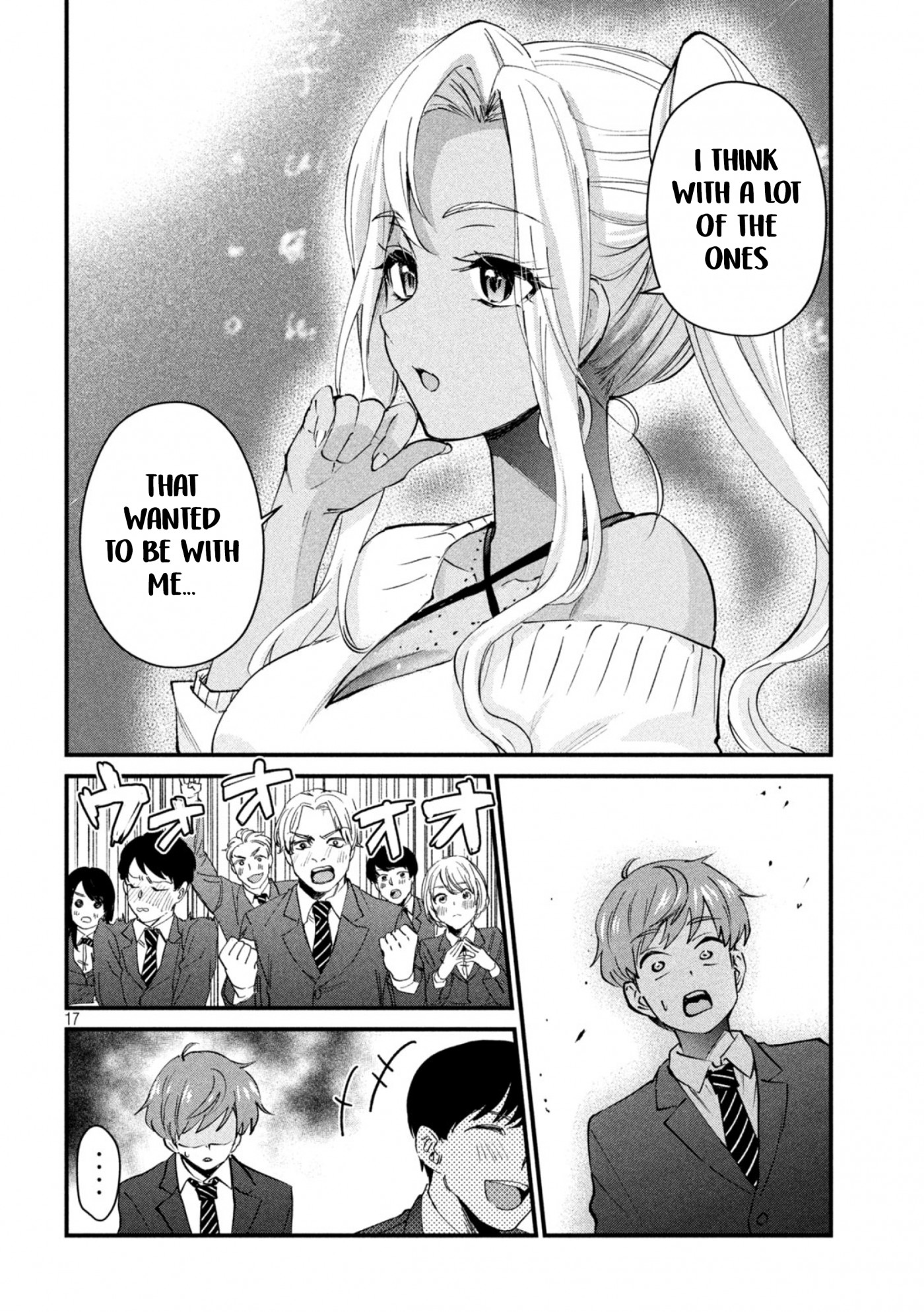 Gyaru Sensei Chapter 1 page 17 - Chapter 1: Gal-sen's cleavage