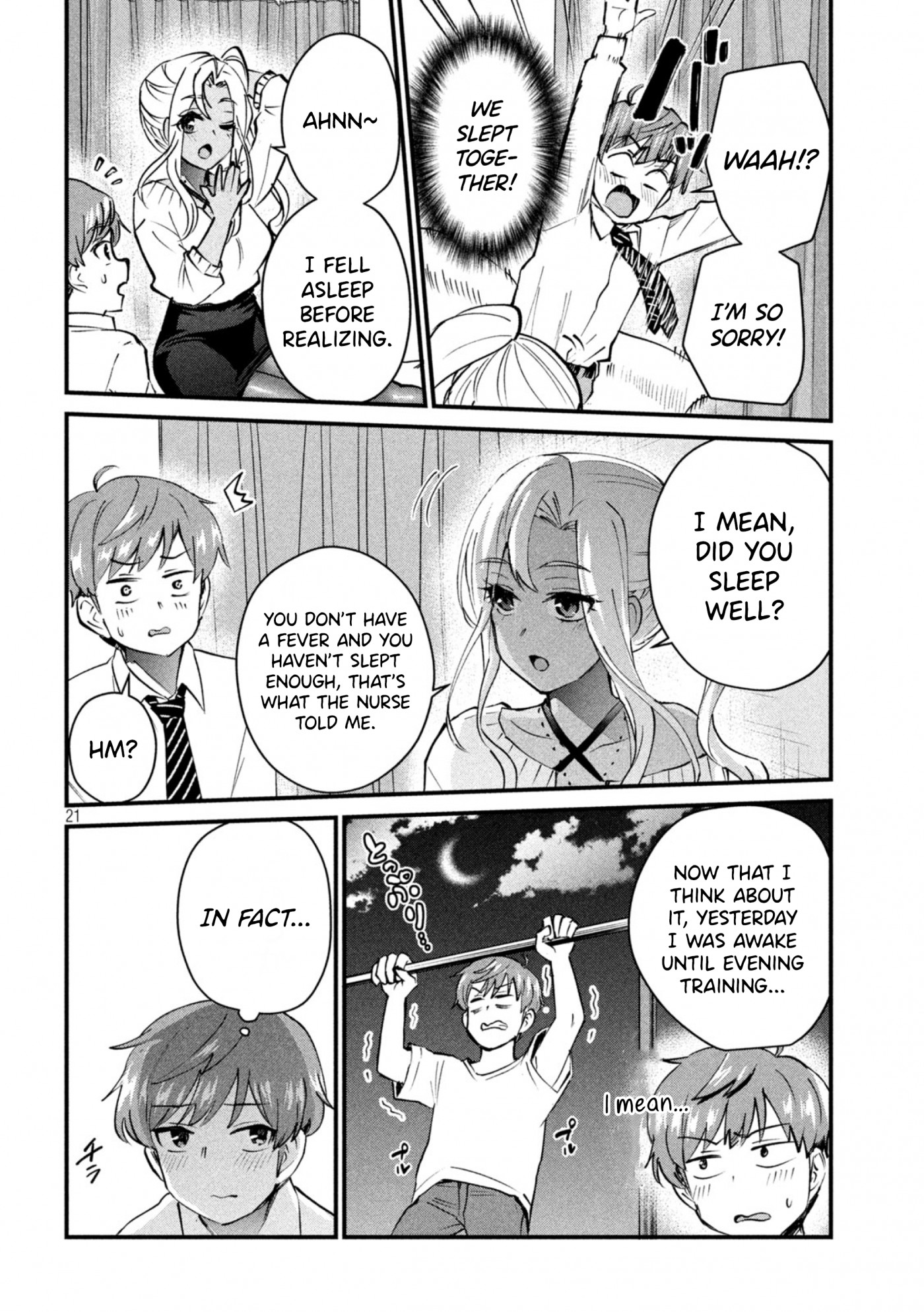 Gyaru Sensei Chapter 1 page 21 - Chapter 1: Gal-sen's cleavage