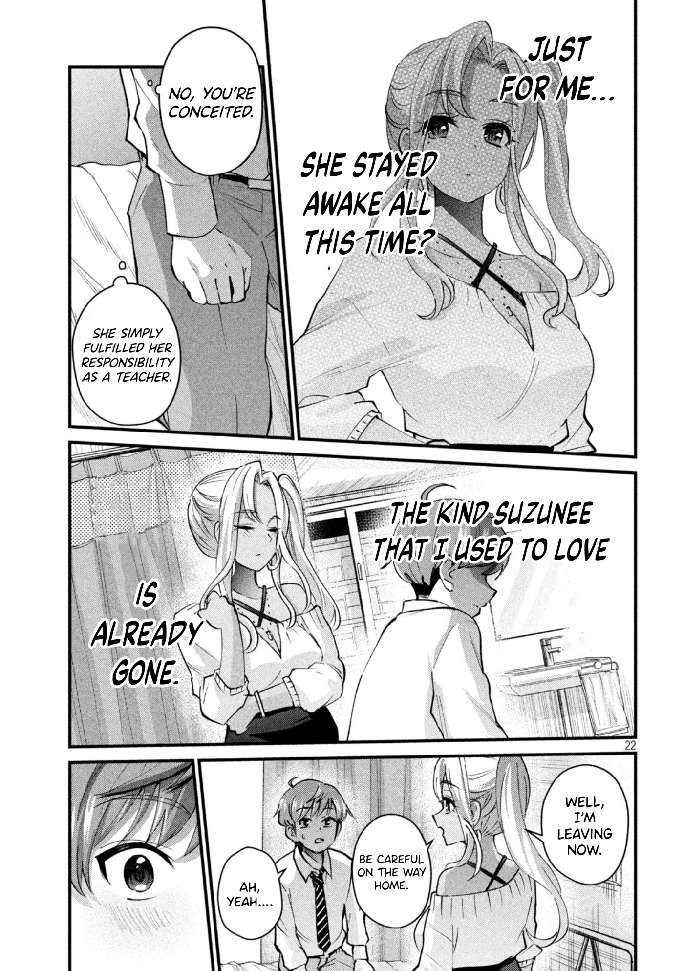 Gyaru Sensei Chapter 1 page 22 - Chapter 1: Gal-sen's cleavage