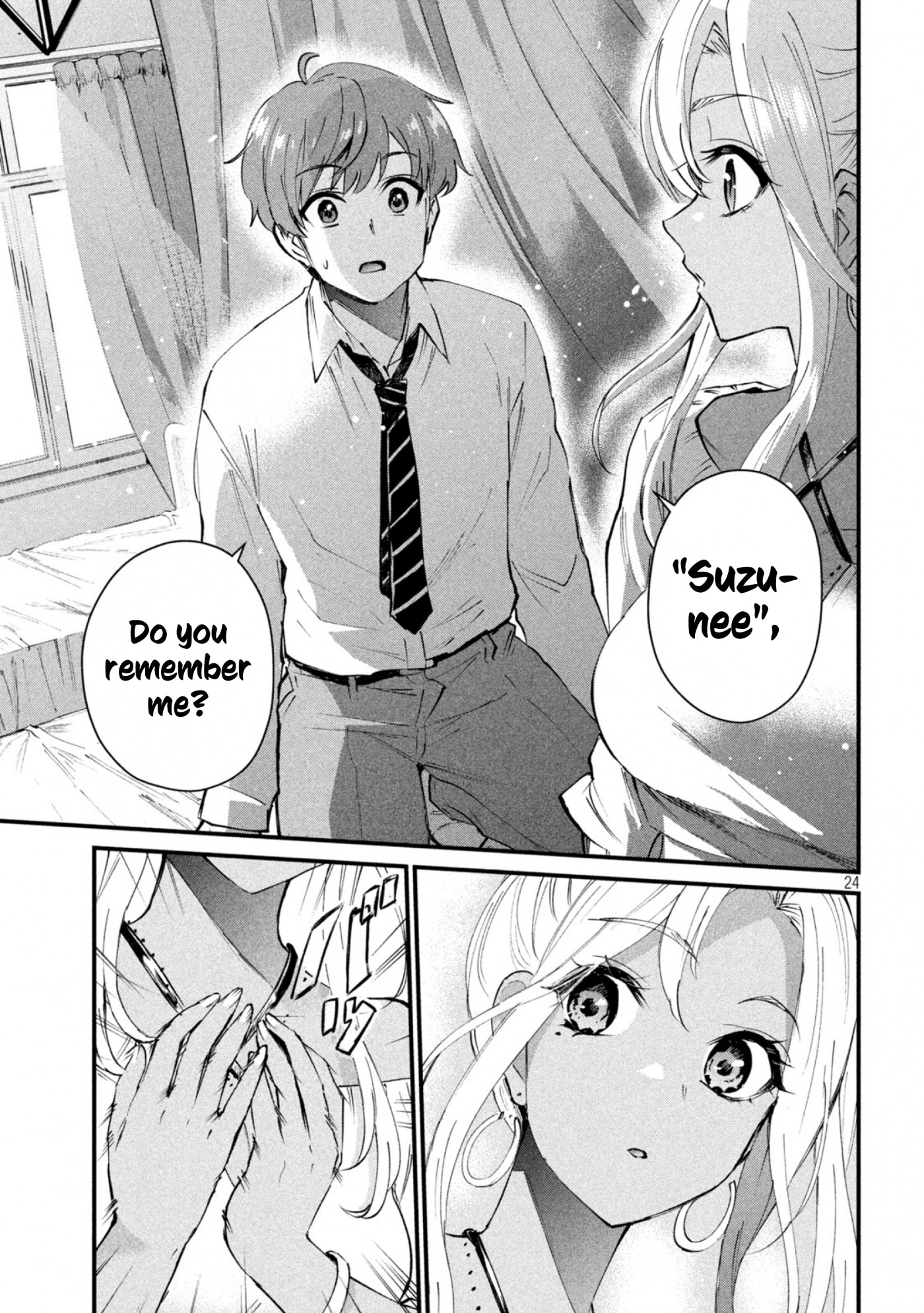 Gyaru Sensei Chapter 1 page 24 - Chapter 1: Gal-sen's cleavage