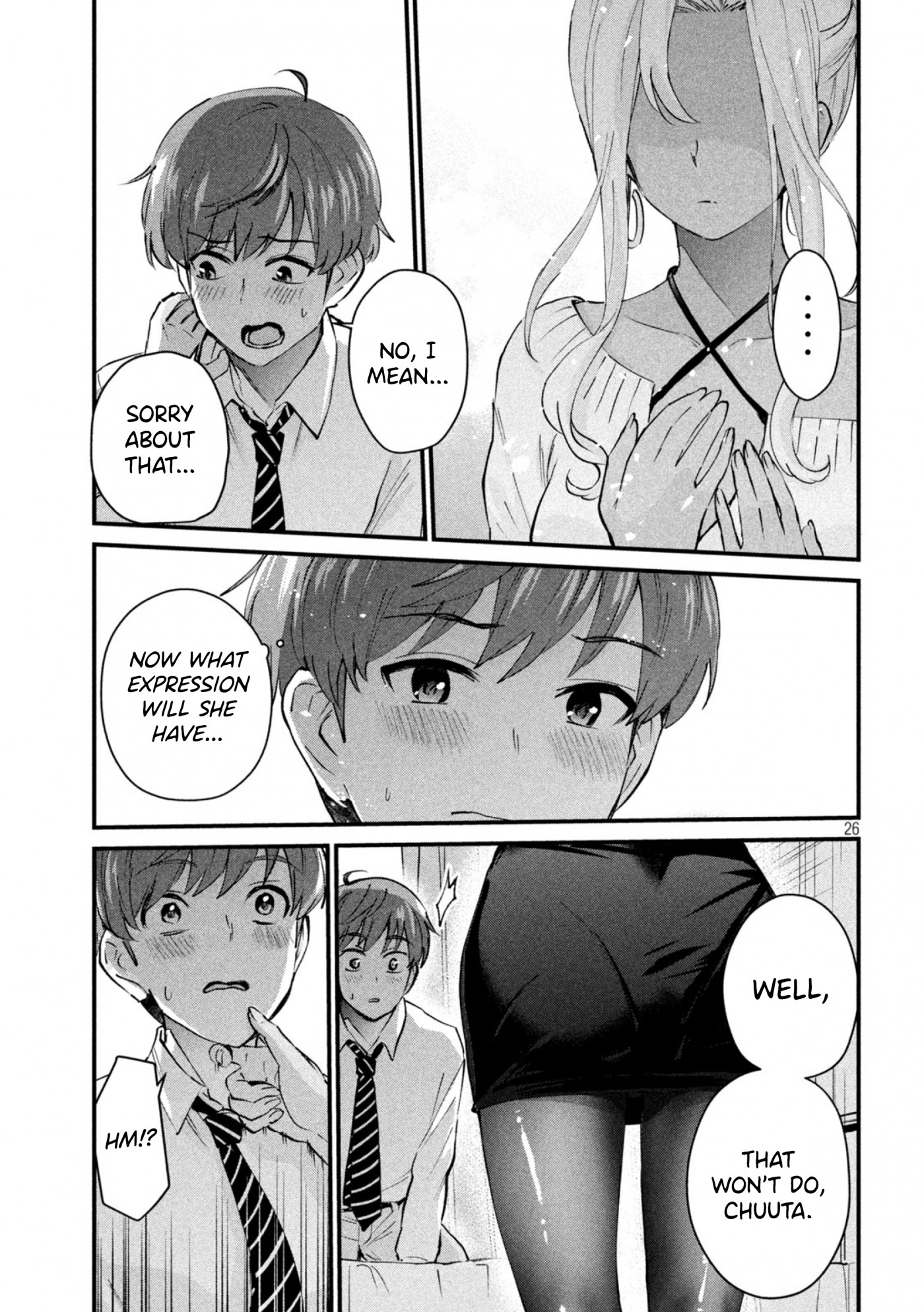 Gyaru Sensei Chapter 1 page 26 - Chapter 1: Gal-sen's cleavage