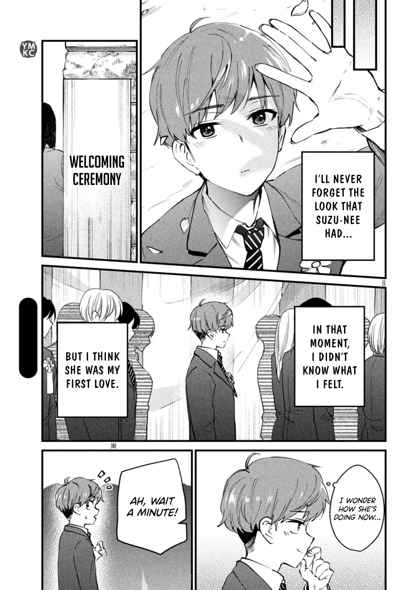 Gyaru Sensei Chapter 1 page 8 - Chapter 1: Gal-sen's cleavage