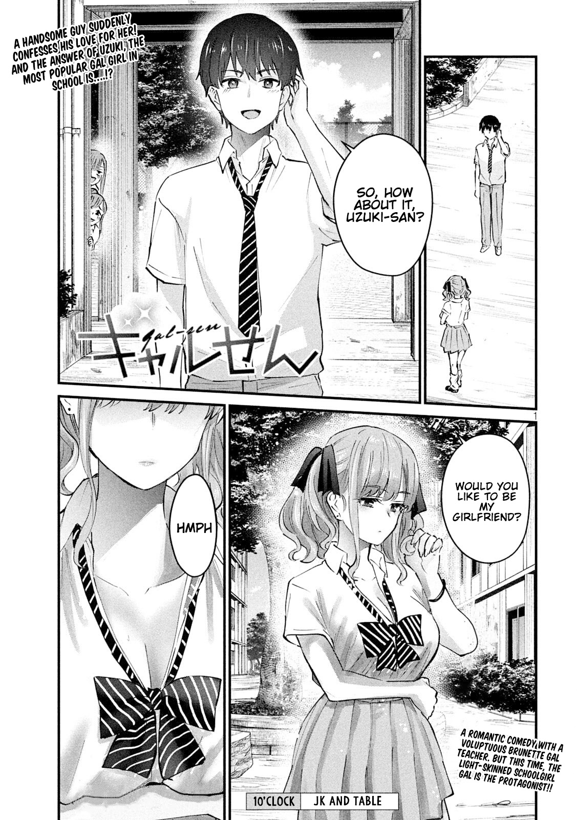 Gyaru Sensei Chapter 10 page 2 - Chapter 10: JK and Table