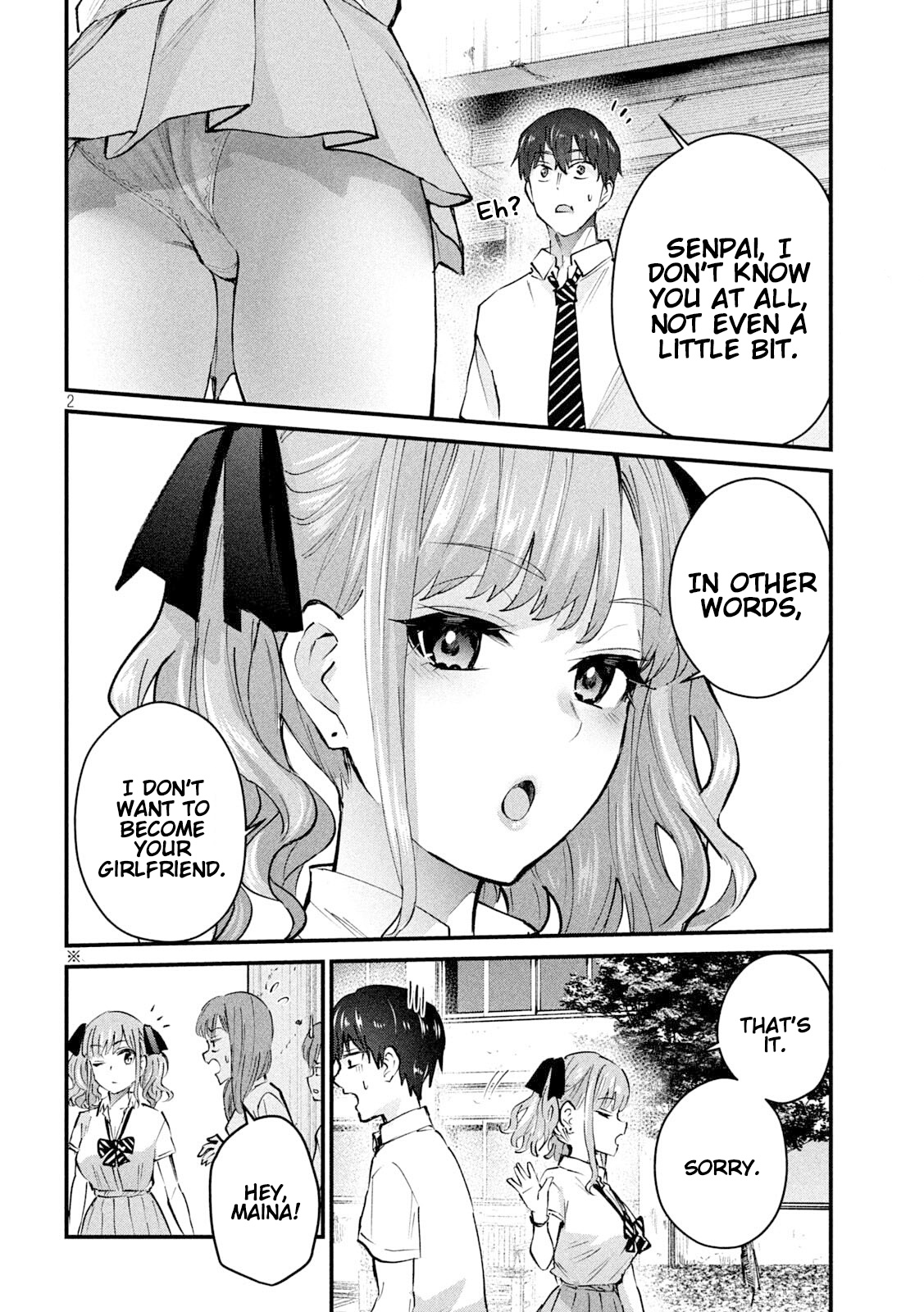 Gyaru Sensei Chapter 10 page 3 - Chapter 10: JK and Table