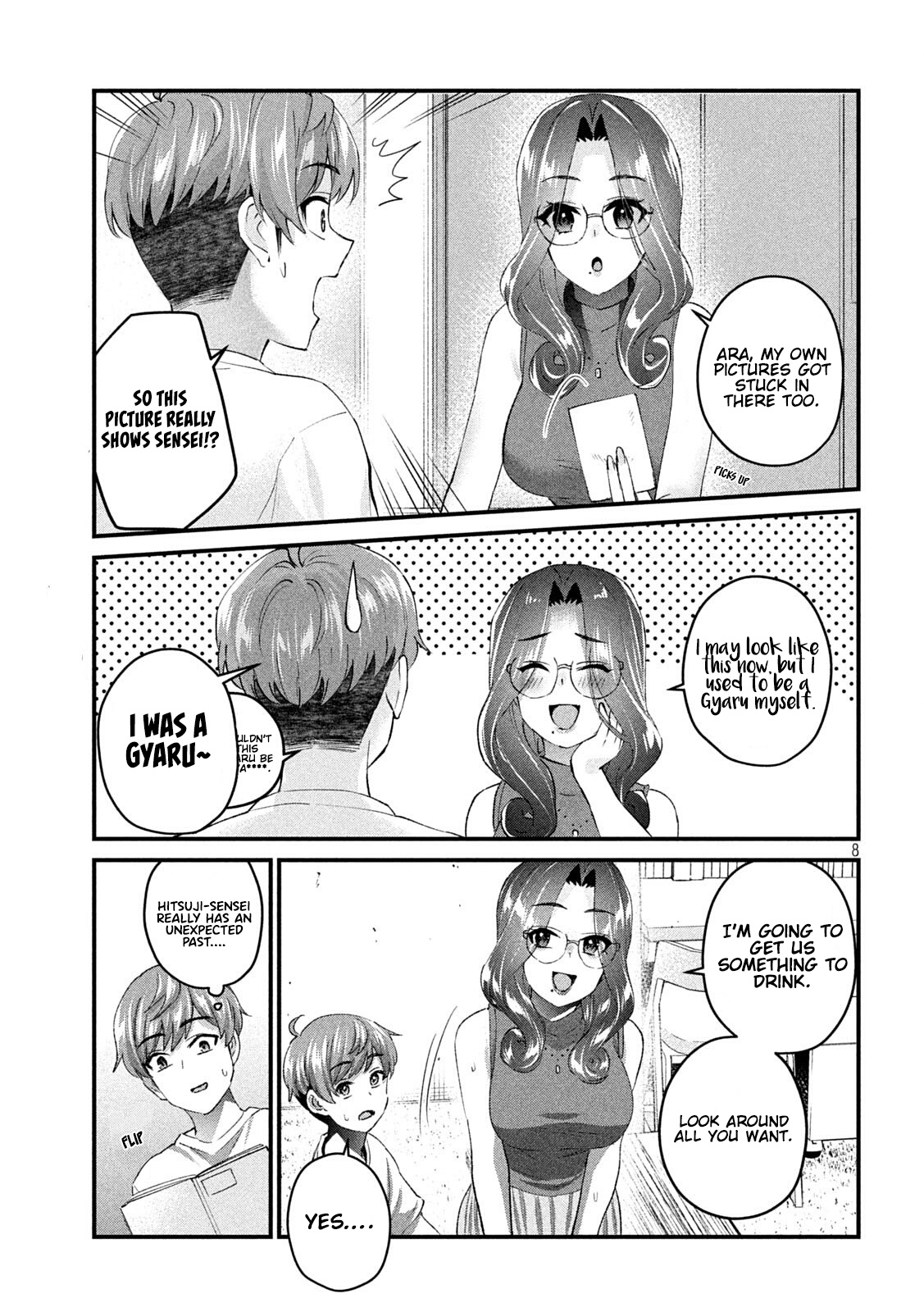 Gyaru Sensei Chapter 17 page 9 - Chapter 17: Mama-sen and Memories