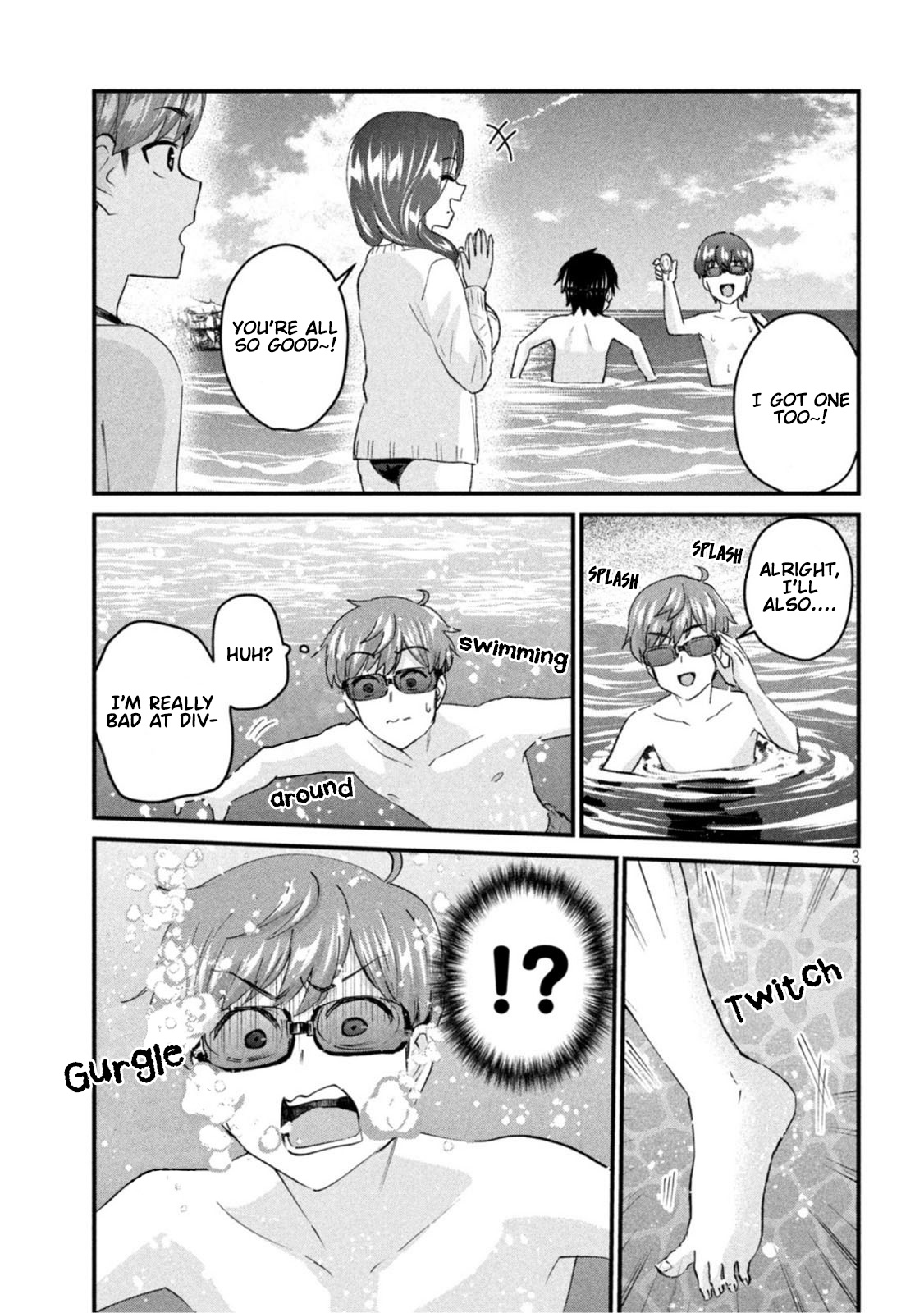 Gyaru Sensei Chapter 19 page 4 - Chapter 19: Gyaru-Sen and Free Diving