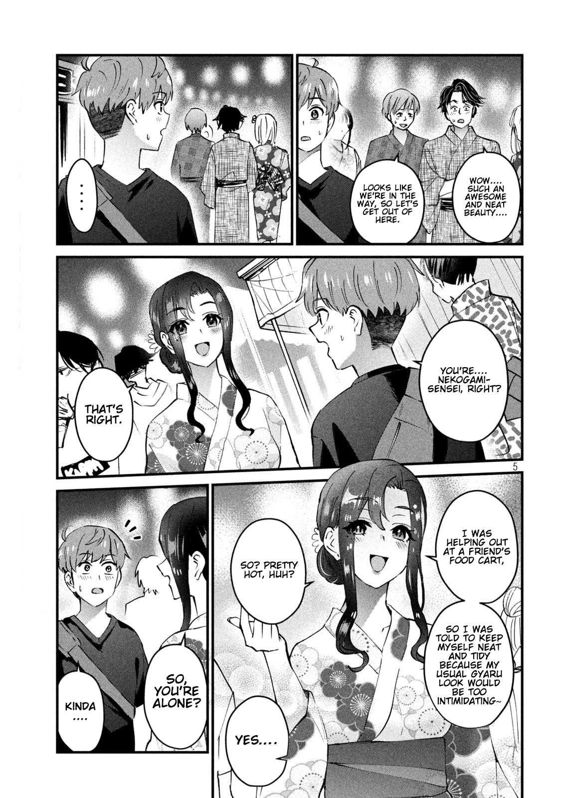 Gyaru Sensei Chapter 22 page 6 - Chapter 22: Gyaru-Sen and Fireworks