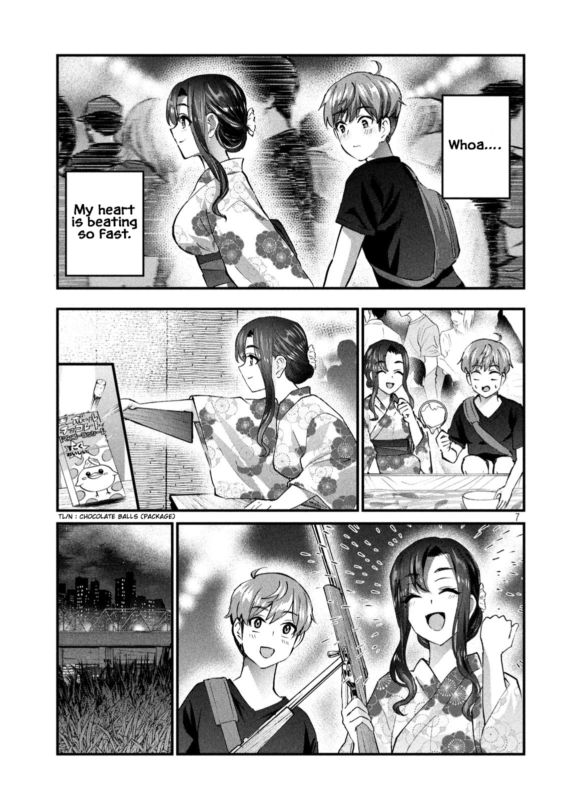 Gyaru Sensei Chapter 22 page 8 - Chapter 22: Gyaru-Sen and Fireworks