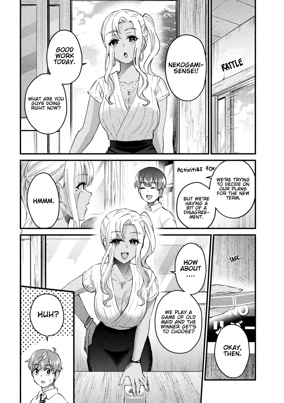Gyaru Sensei Chapter 23 page 3 - Chapter 23: Gyaru-Sen and The Punishment Game