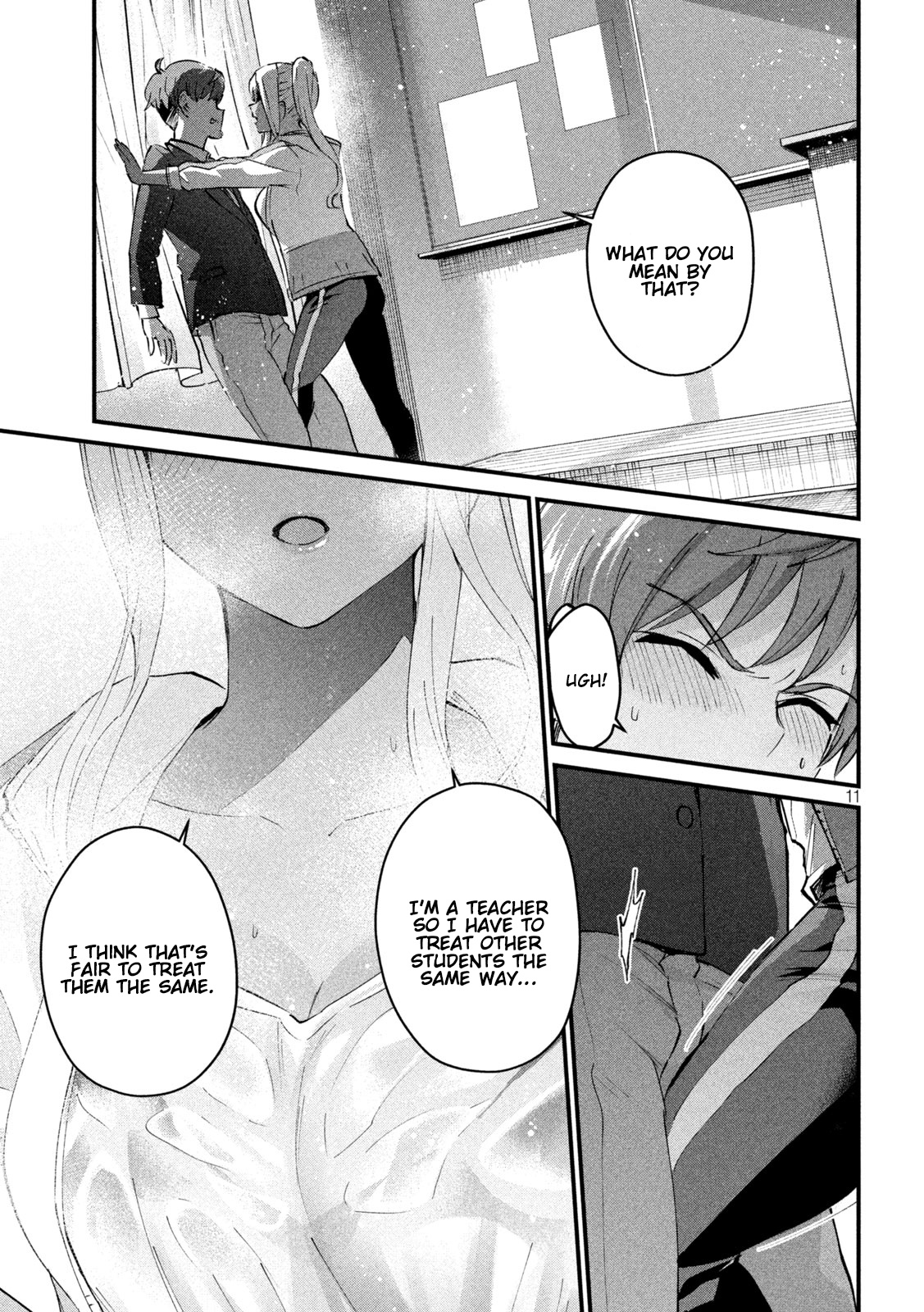 Gyaru Sensei Chapter 3 page 12 - Chapter 3: Gal-Sen and Breath Training