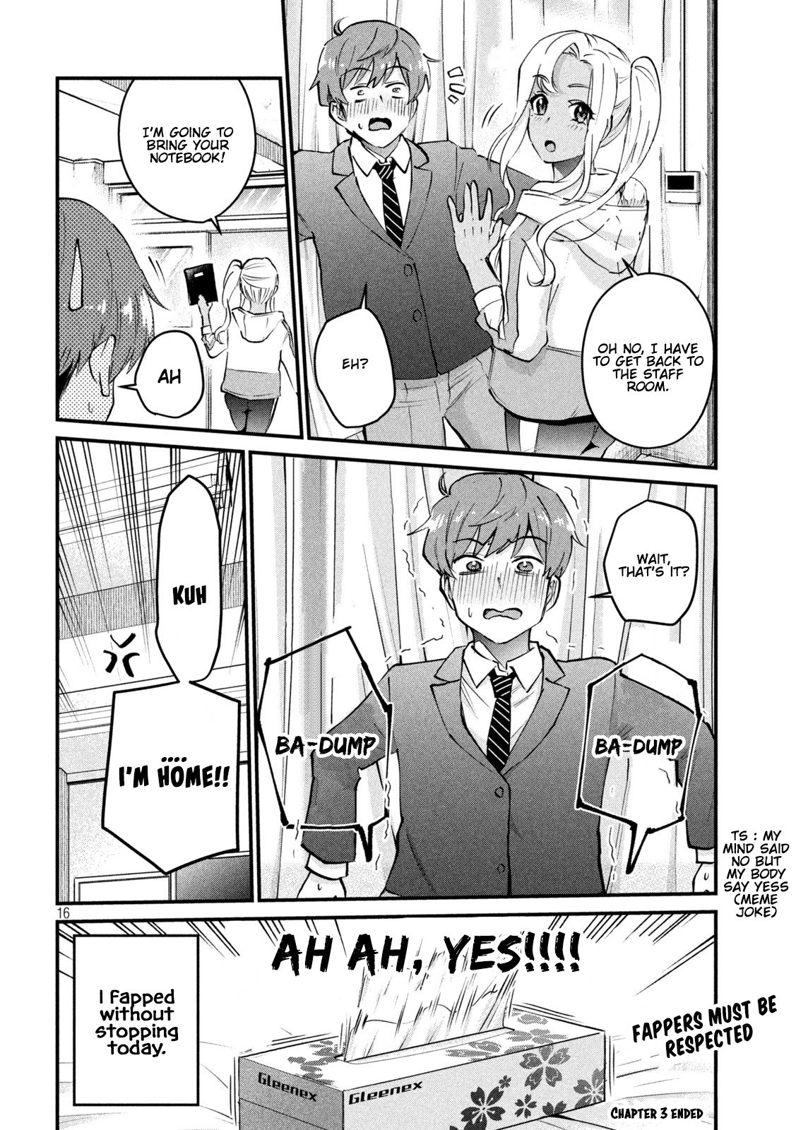 Gyaru Sensei Chapter 3 page 17 - Chapter 3: Gal-Sen and Breath Training