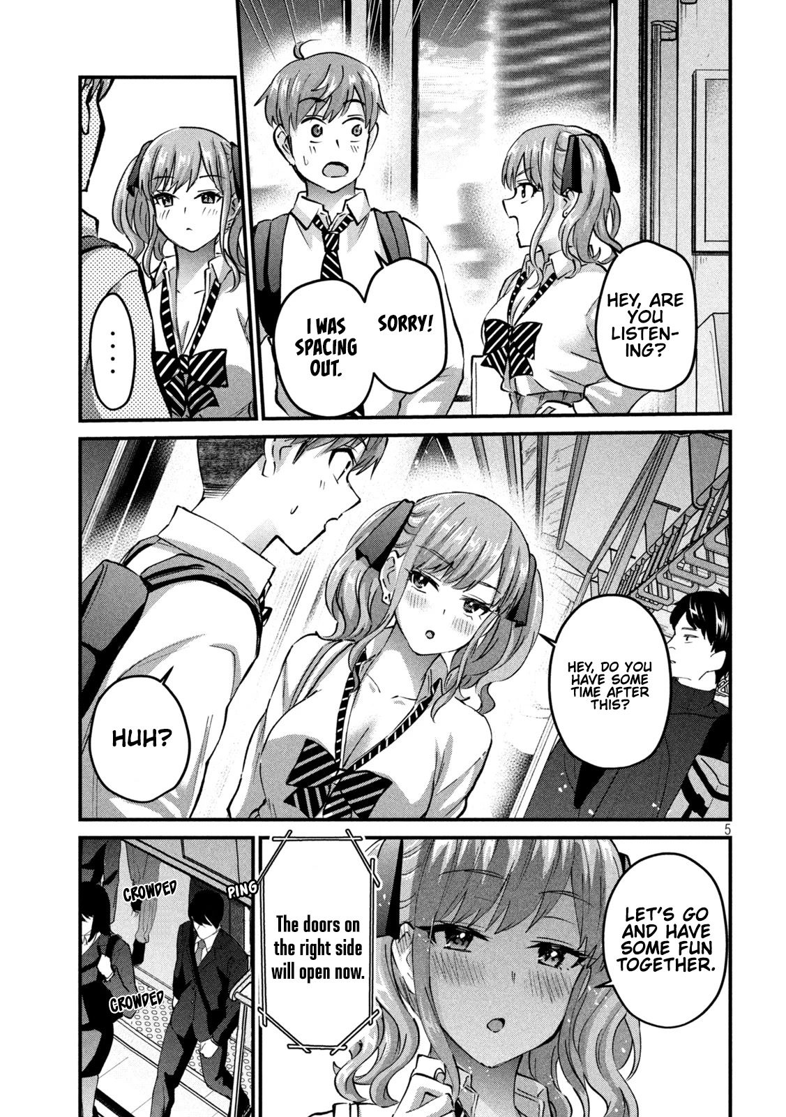 Gyaru Sensei Chapter 36 page 6 - Chapter 36: Gyaru-Sen and The Train Known As Lust