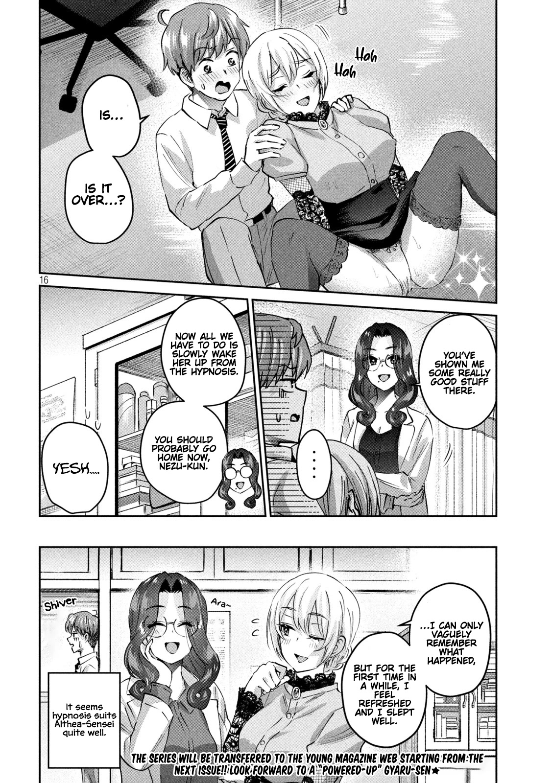Gyaru Sensei Chapter 40 page 17 - Chapter 40: Blonde Sensei and Scrubbing Each Other