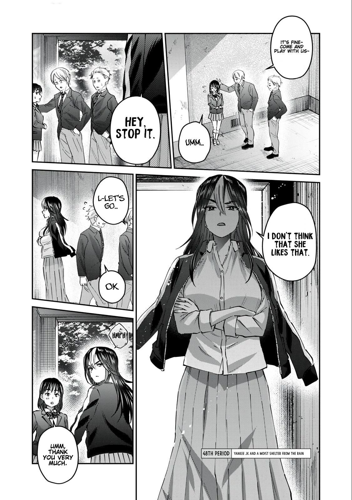 Gyaru Sensei Chapter 48 page 2 - Chapter 48: Yankee JK and a Moist Shelter From The Rain