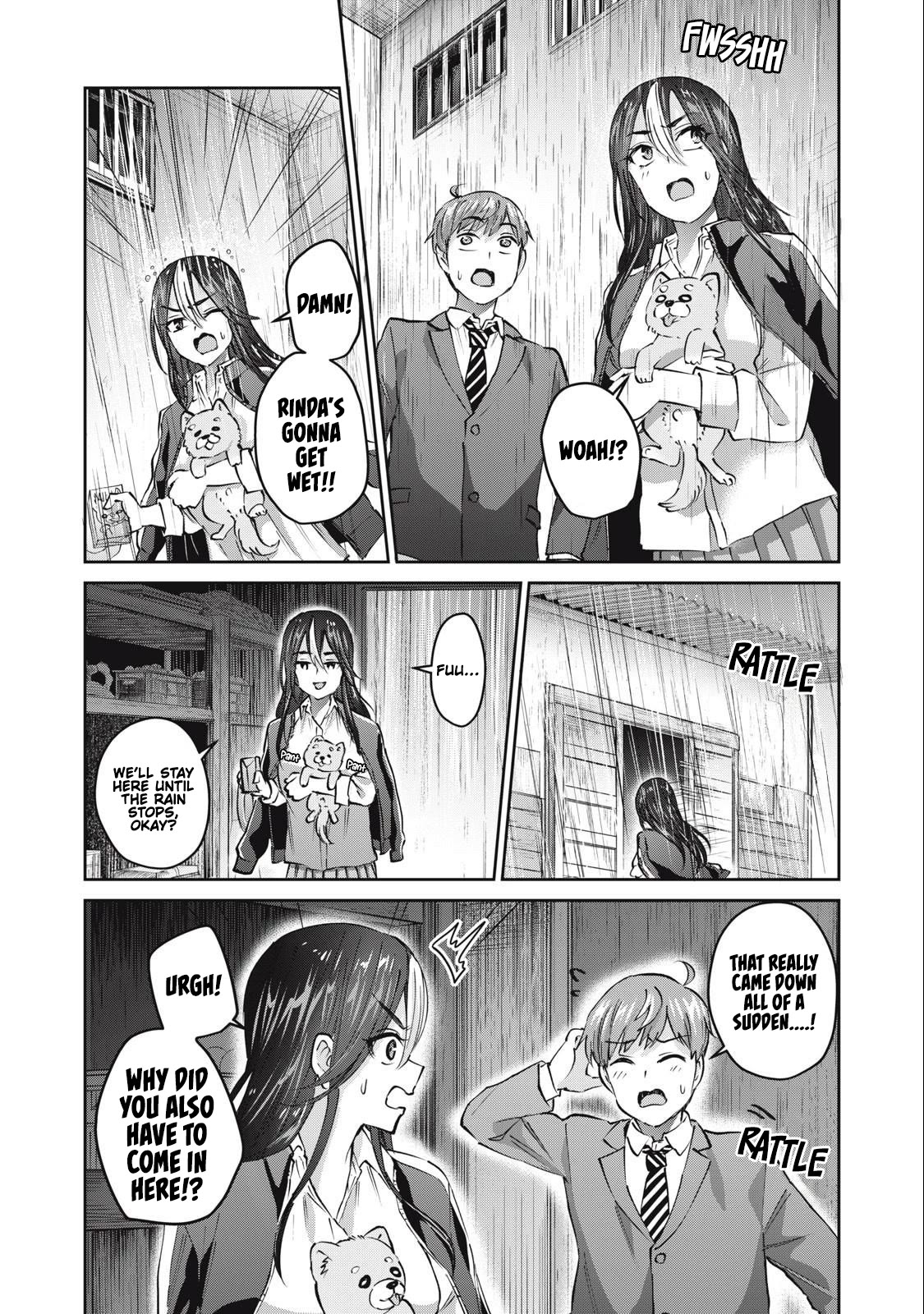 Gyaru Sensei Chapter 48 page 6 - Chapter 48: Yankee JK and a Moist Shelter From The Rain