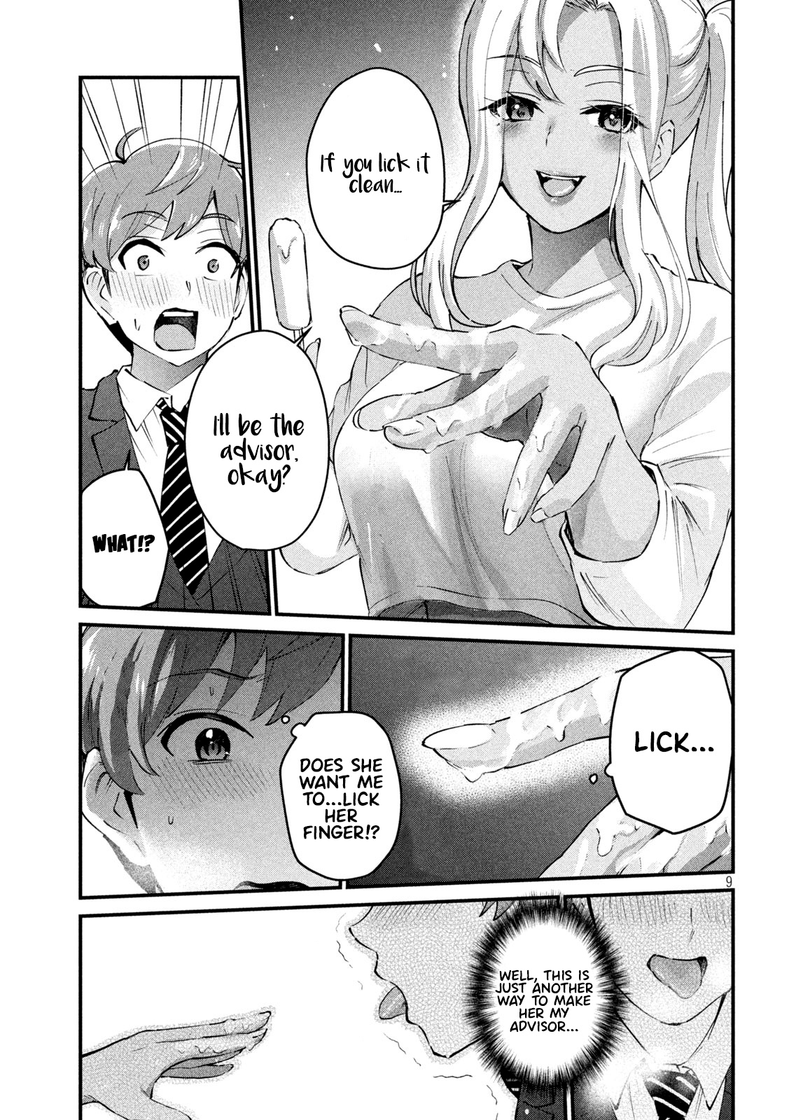 Gyaru Sensei Chapter 5 page 10 - Chapter 5: Gal-Sen and Ice Cream Sticks