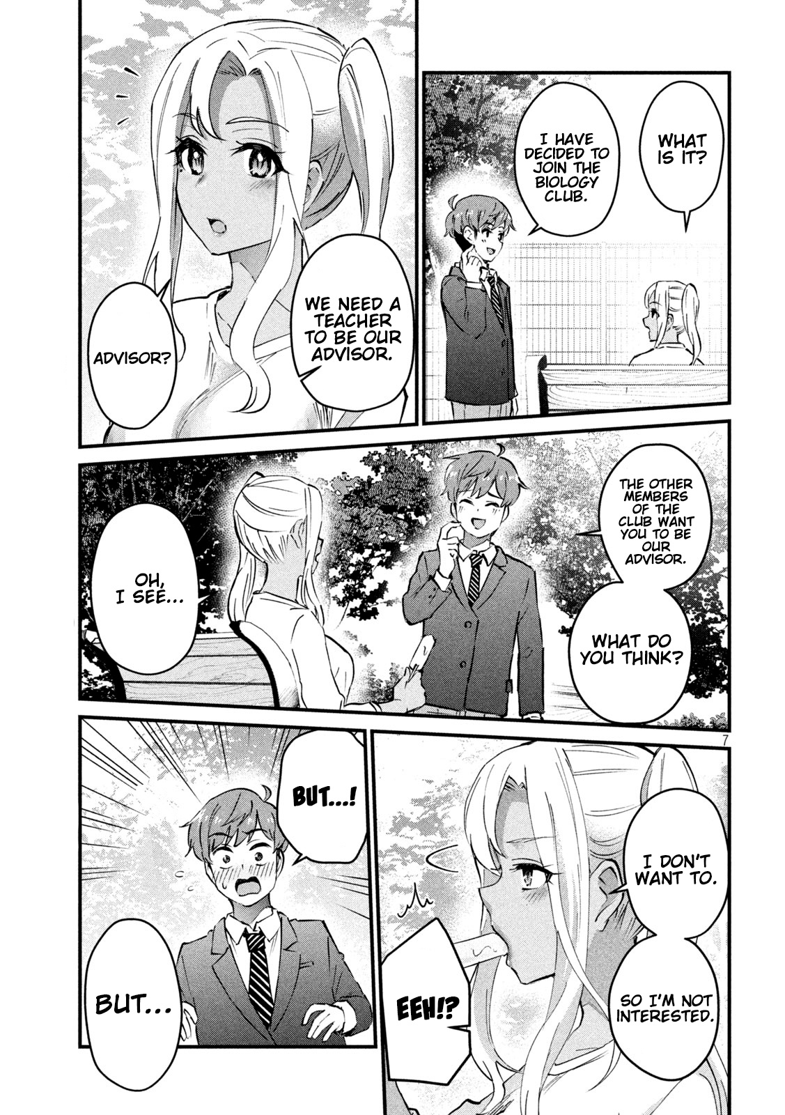 Gyaru Sensei Chapter 5 page 8 - Chapter 5: Gal-Sen and Ice Cream Sticks
