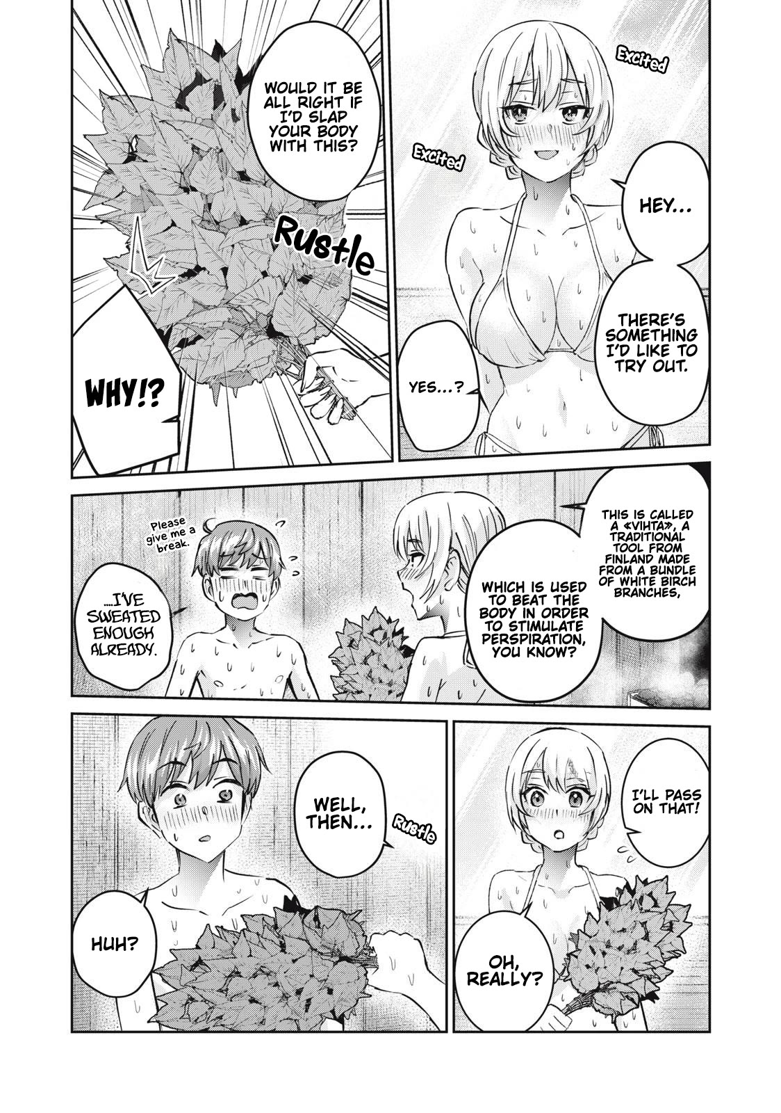 Gyaru Sensei Chapter 50 page 10 - Chapter 50: Blond Sensei and The Sauna