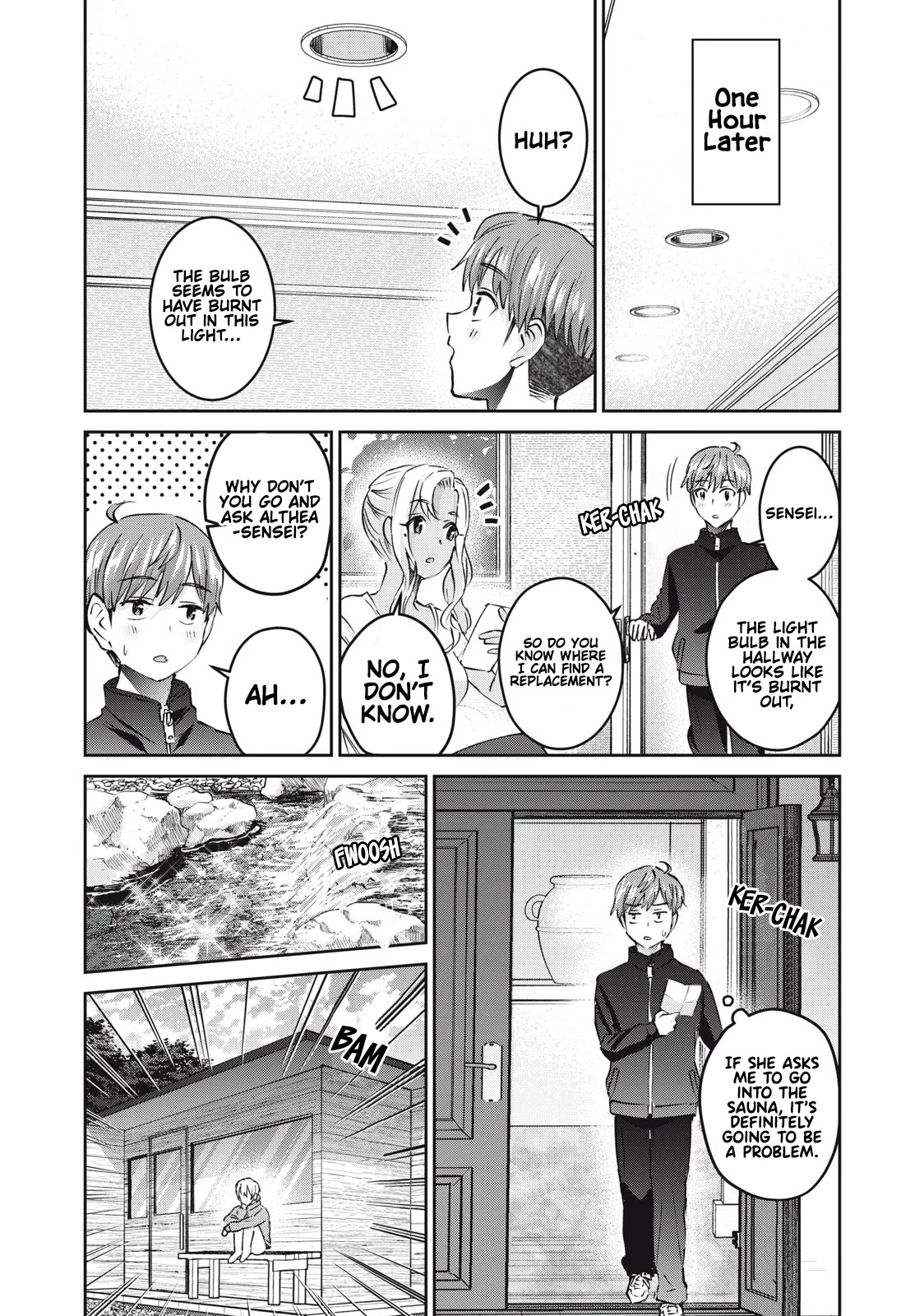 Gyaru Sensei Chapter 50 page 4 - Chapter 50: Blond Sensei and The Sauna
