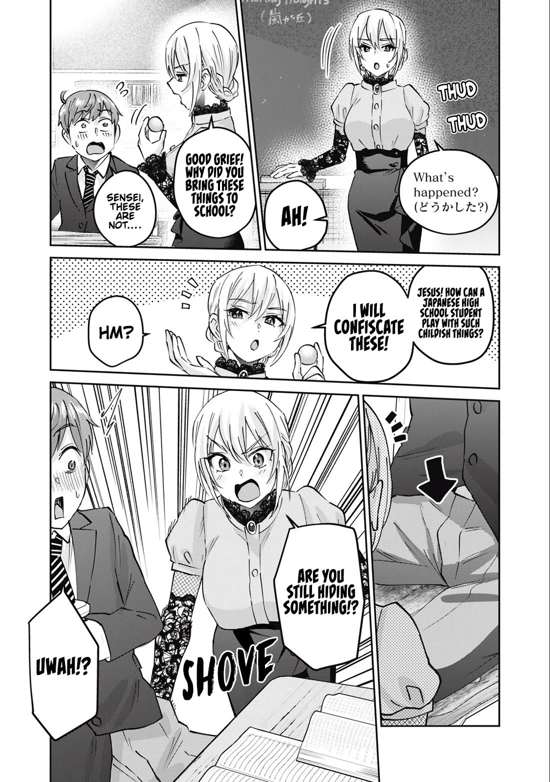 Gyaru Sensei Chapter 61 page 4 - Chapter 61: Blond-Sensei And Playing With Balls