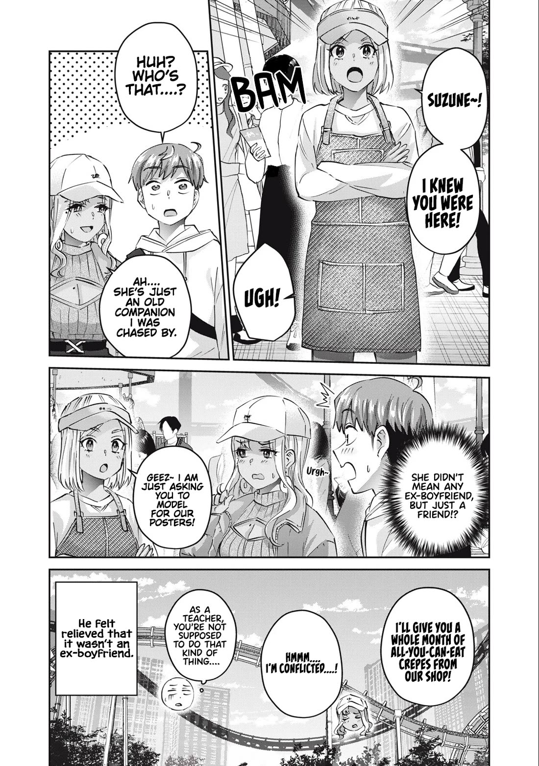 Gyaru Sensei Chapter 66 page 18 - Chapter 66: Gyaru-sen And The Ferris Wheel