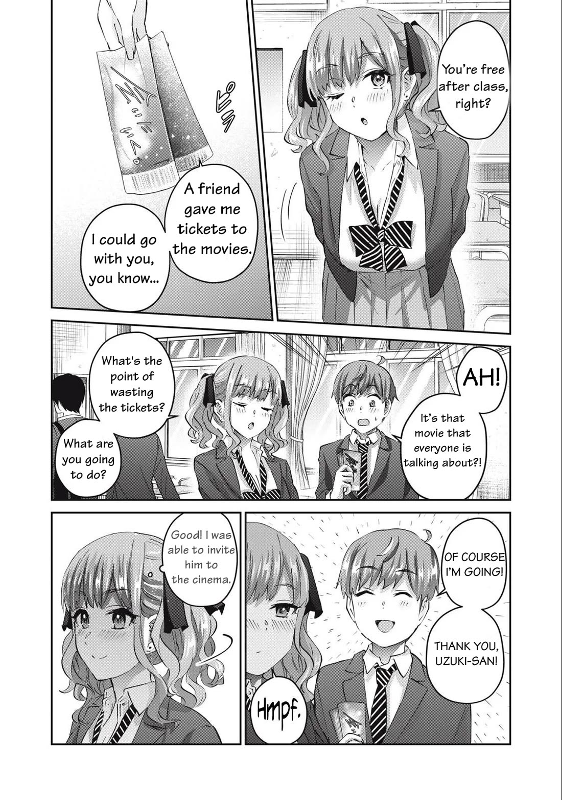 Gyaru Sensei Chapter 71 page 3 - Chapter 71: Watching a Movie with the Gal Classmate
