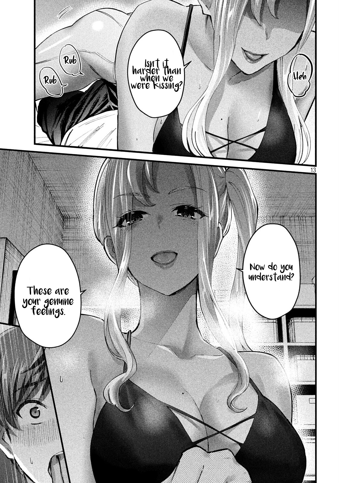 Gyaru Sensei Chapter 9 page 14 - Chapter 9: Exercising on the Mattress with Gal-Sen