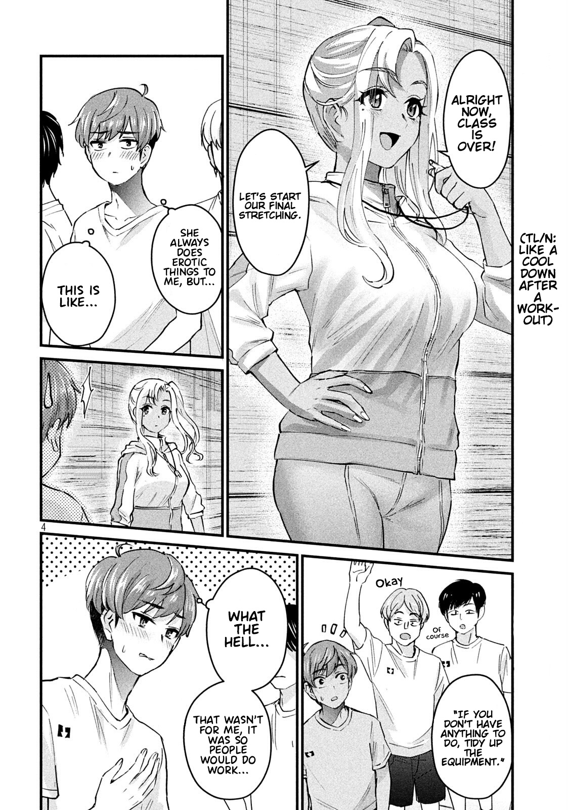 Gyaru Sensei Chapter 9 page 5 - Chapter 9: Exercising on the Mattress with Gal-Sen