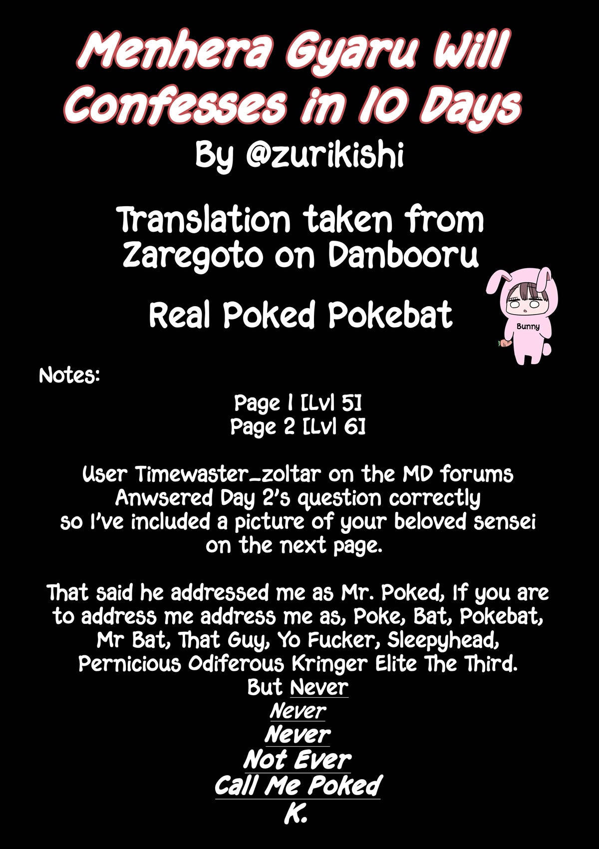 Gyaru That Becomes Menhera After 10 Days Chapter 14 page 5 - Chapter 14: Day 4 [Lvl 5-6]