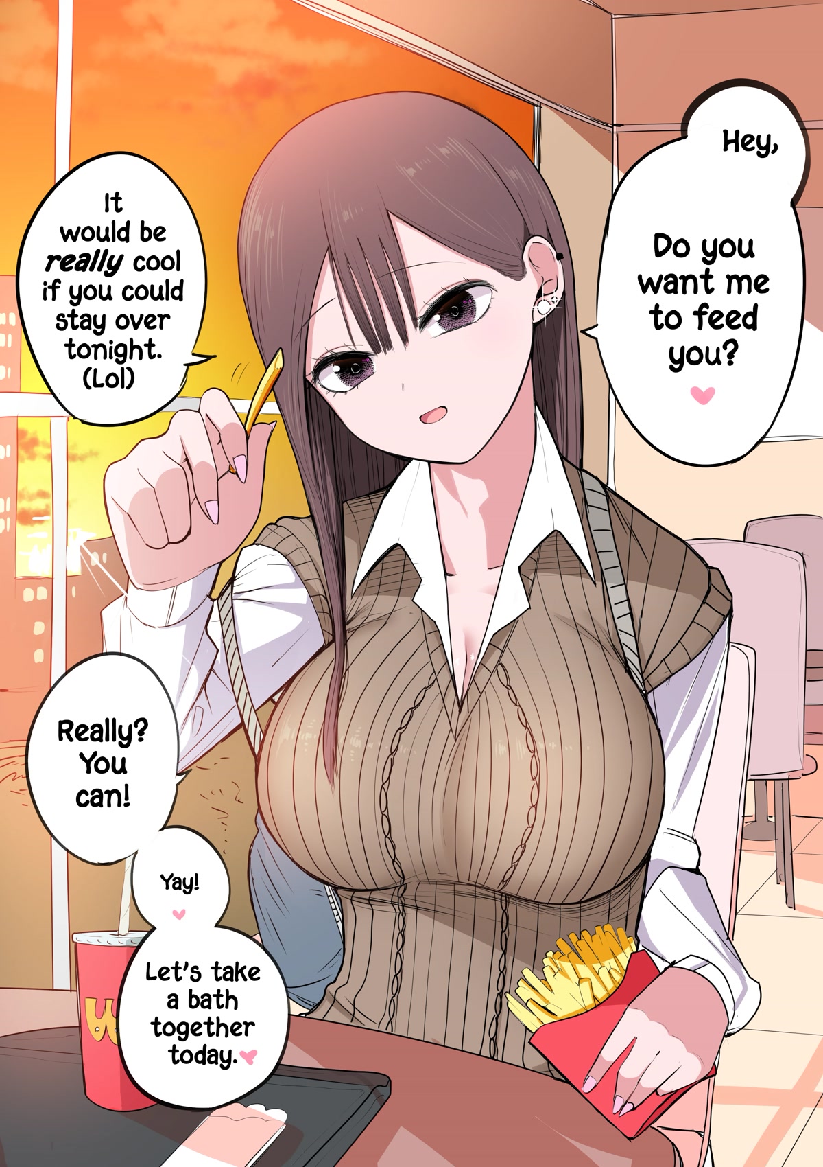 Gyaru That Becomes Menhera After 10 Days Chapter 8 page 1 - Chapter 8: Day 8