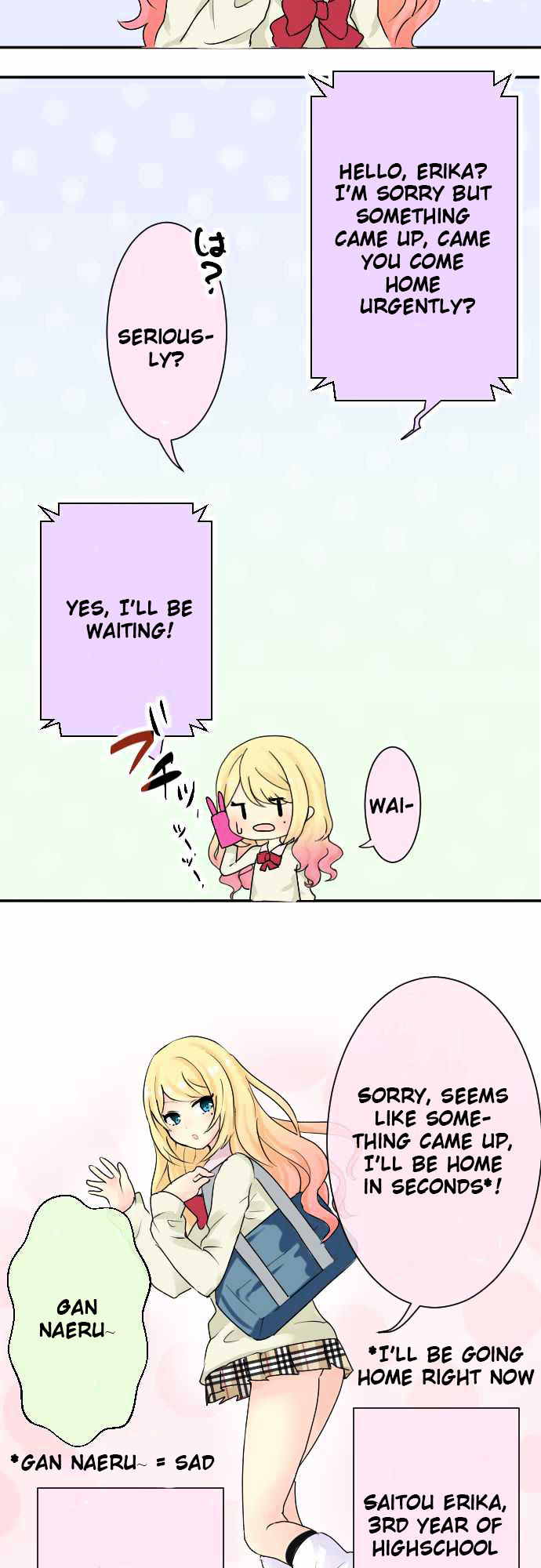 Gyaru Yuri Chapter 1 page 4 - Chapter 1 : Encounter